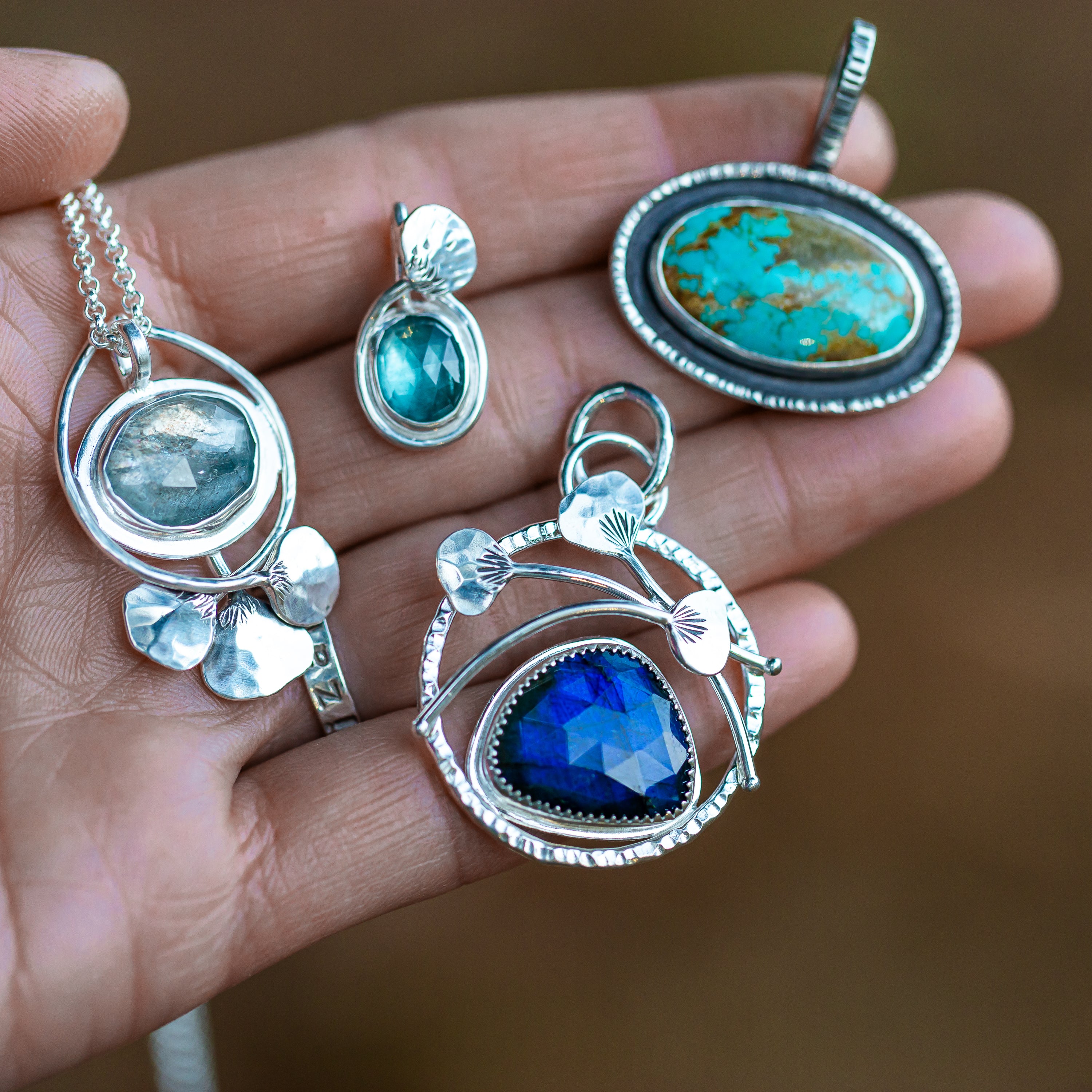 Watch me try on and talk about the new turquoise jewelry!