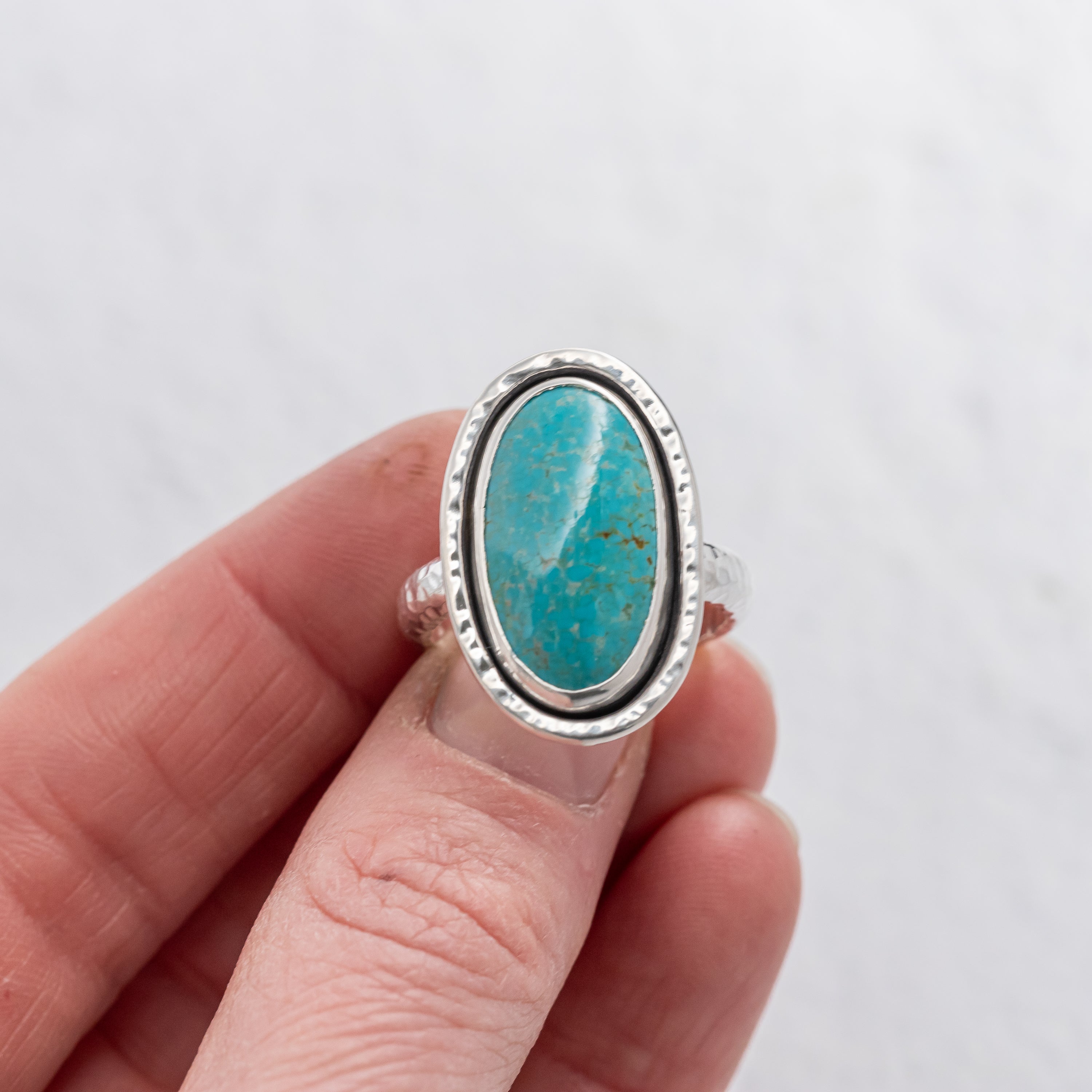 Egyptian Turquoise Ring (Size 8)