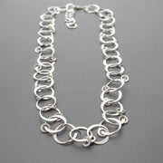 Handmade Circles Chain Necklace
