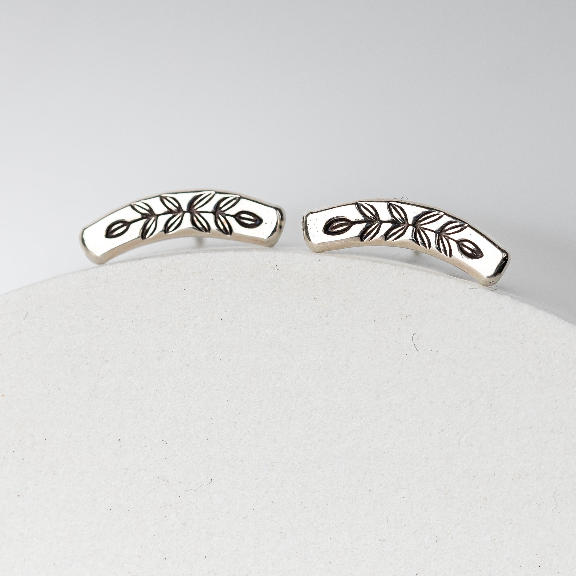 unique sterling silver studs for her