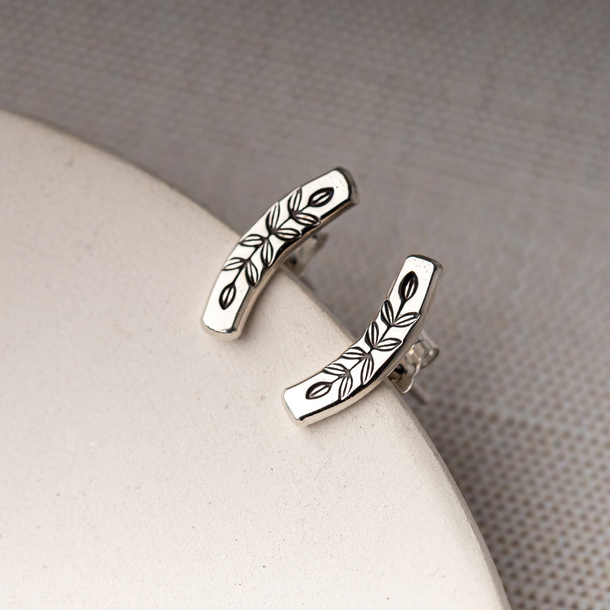 Nickel Free sterling silver earrings handmade in Connecticut