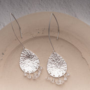 Herkimer Diamond Chandelier Earrings