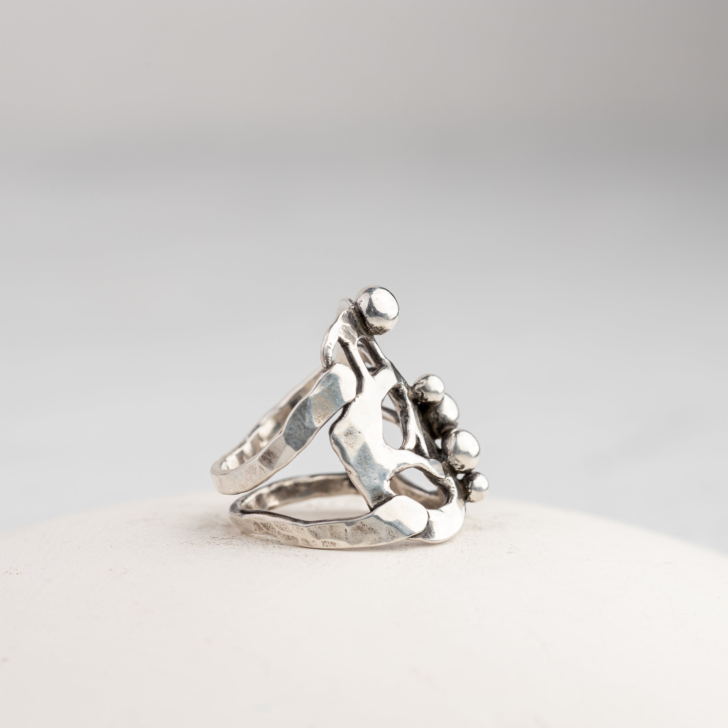 Sterling Silver Sculpture Ring