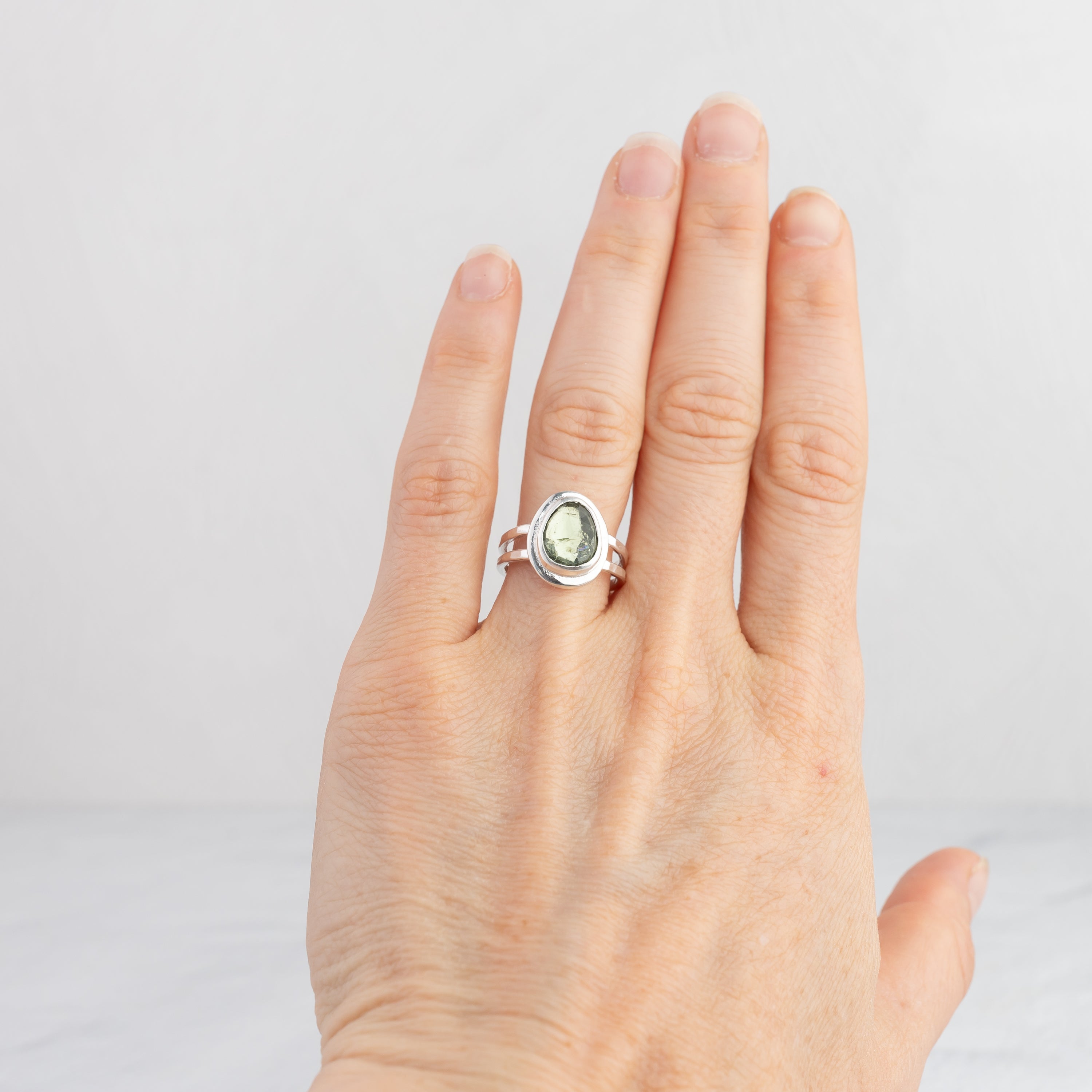 Green Tourmaline Ring