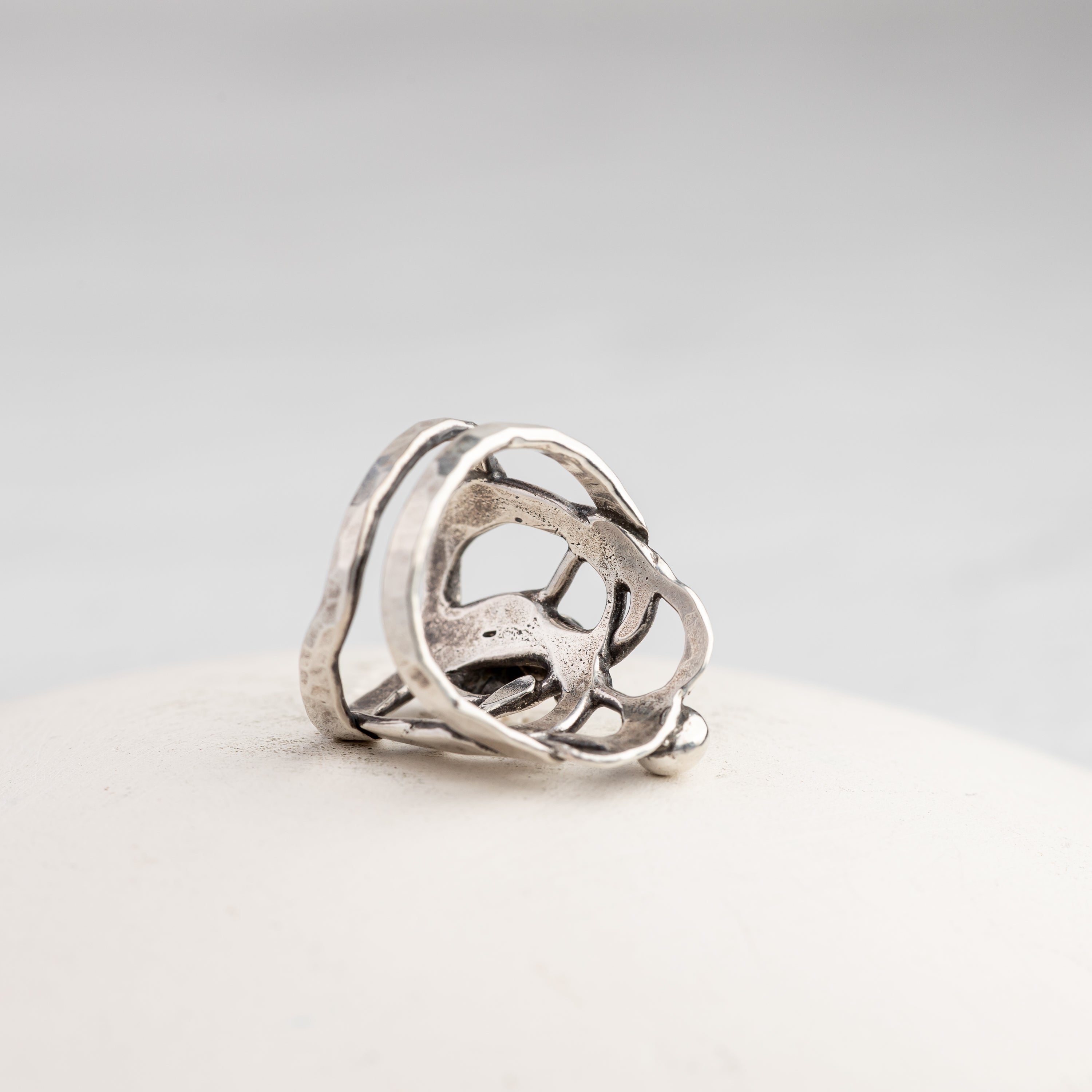 Sterling Silver Sculpture Ring