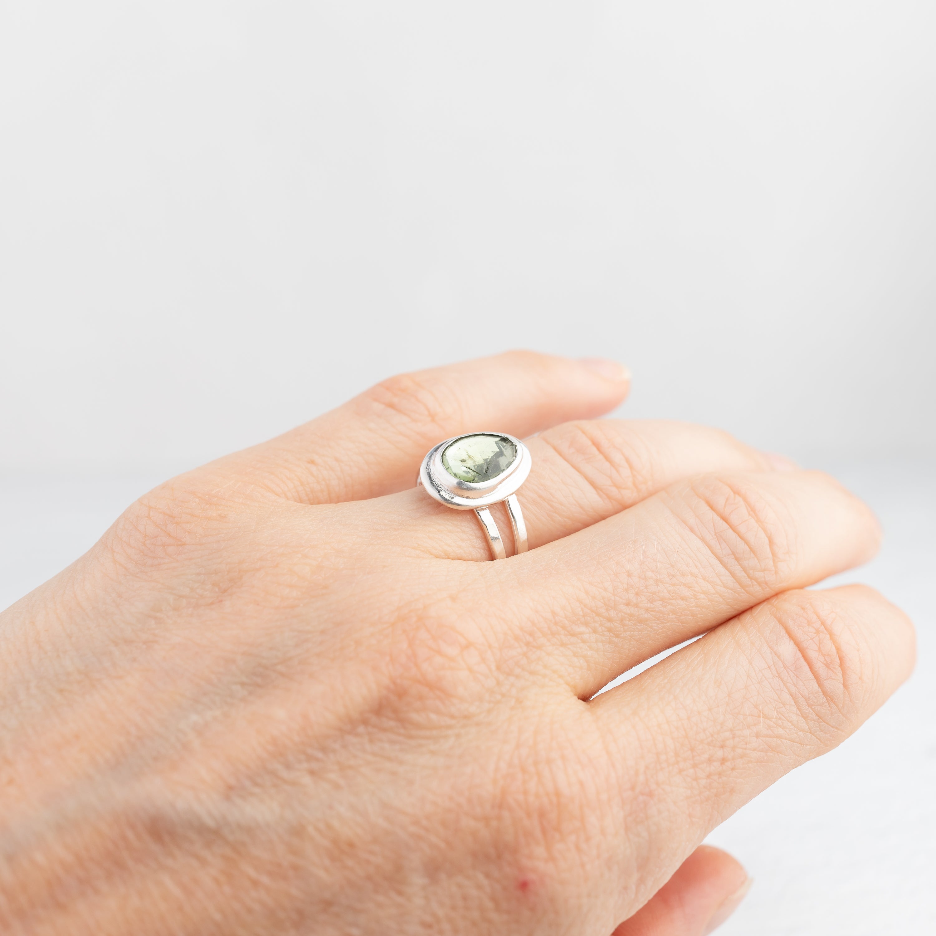 Green Tourmaline Ring