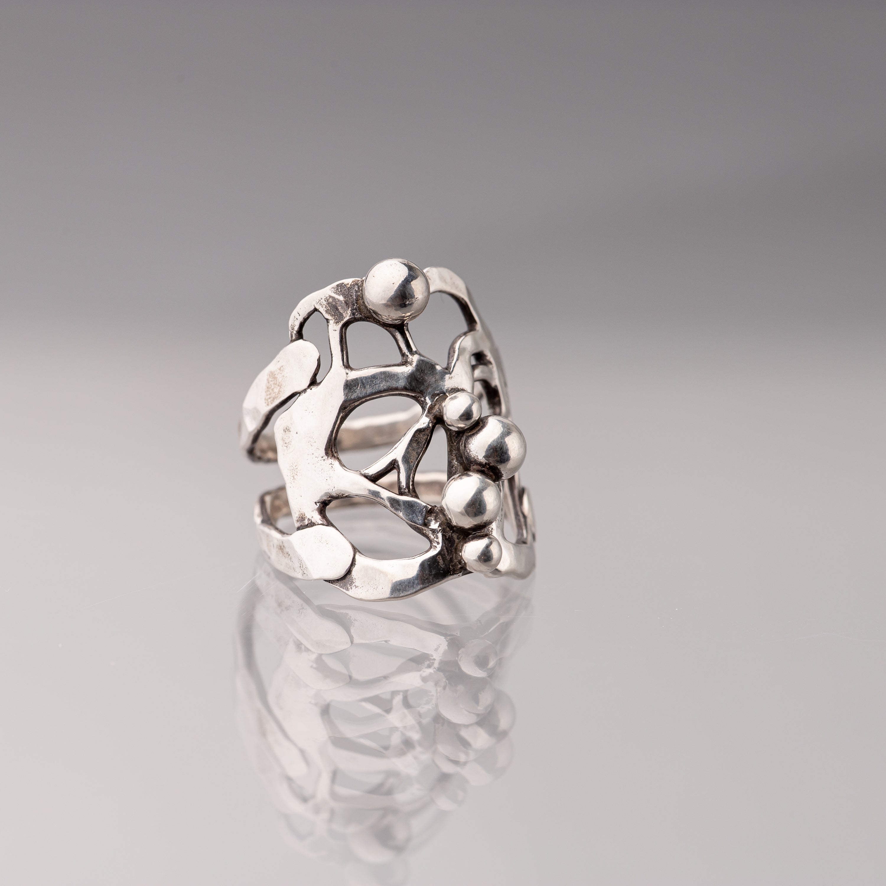 Sterling Silver Sculpture Ring
