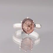 Pink Tourmaline Prong Set Ring