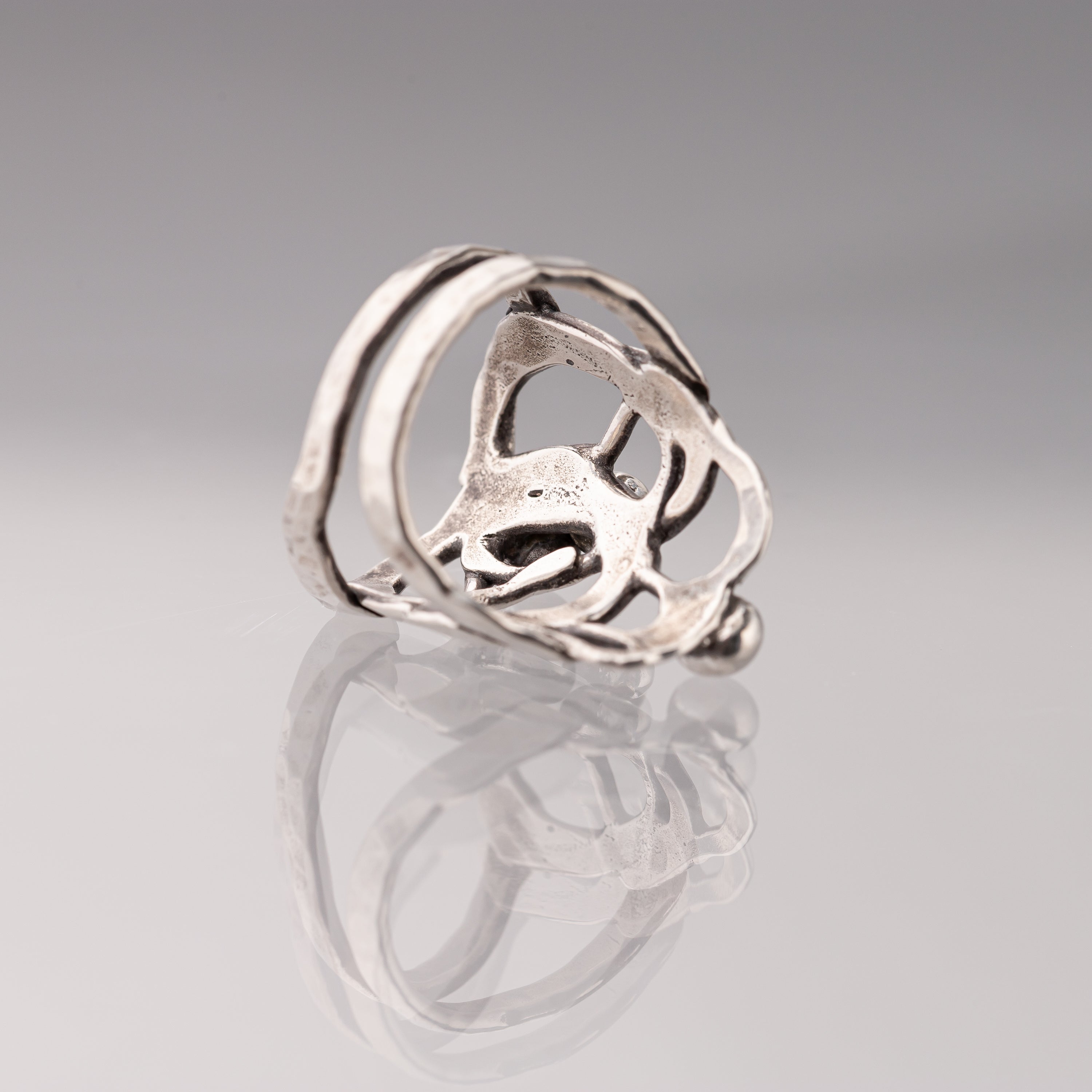 Sterling Silver Sculpture Ring