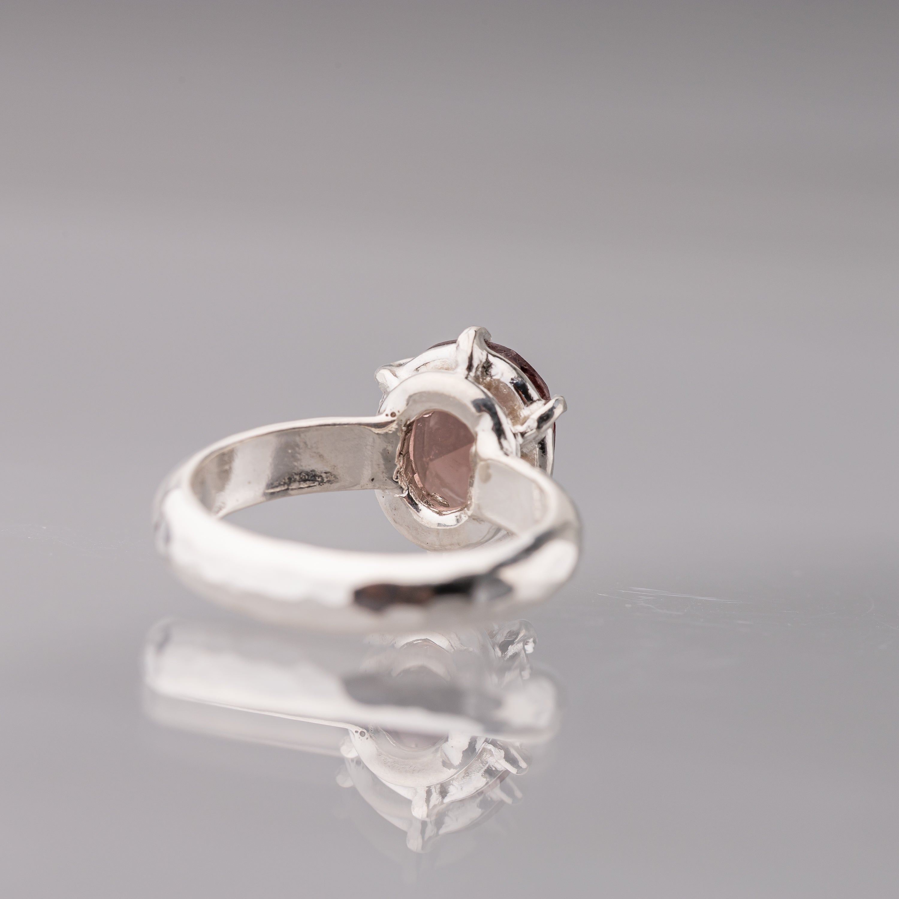 Pink Tourmaline Prong Set Ring