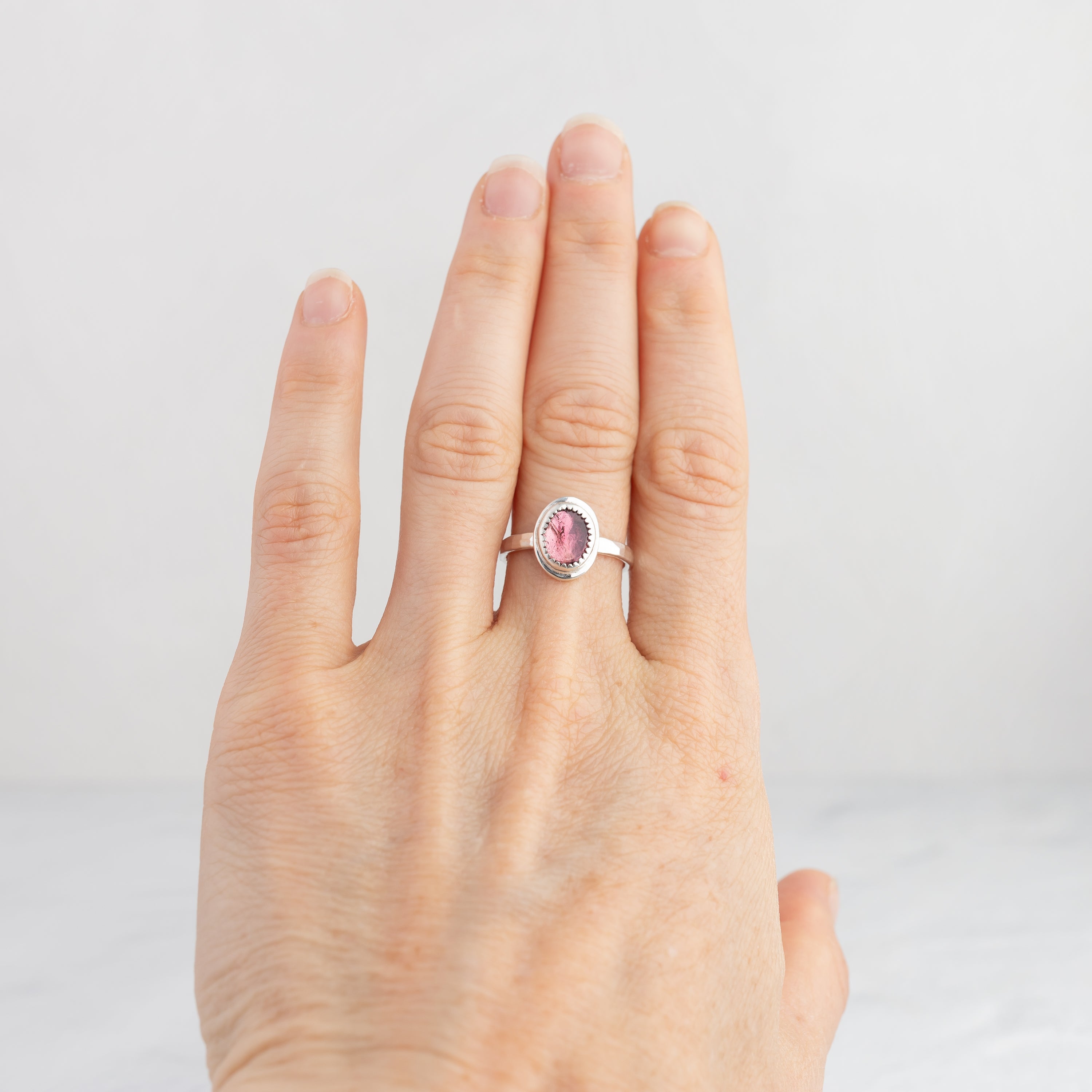 Pink Tourmaline Ring