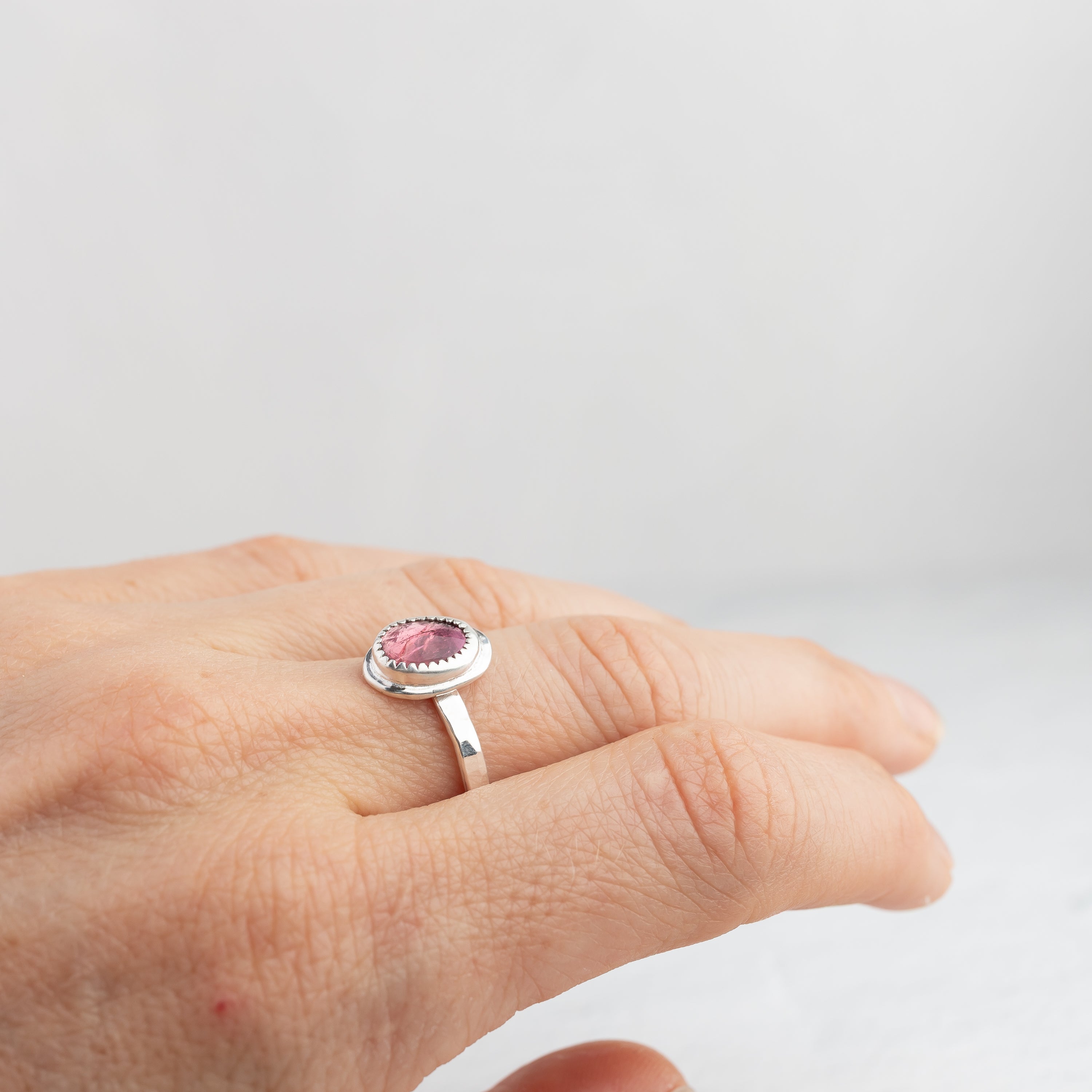 Pink Tourmaline Ring
