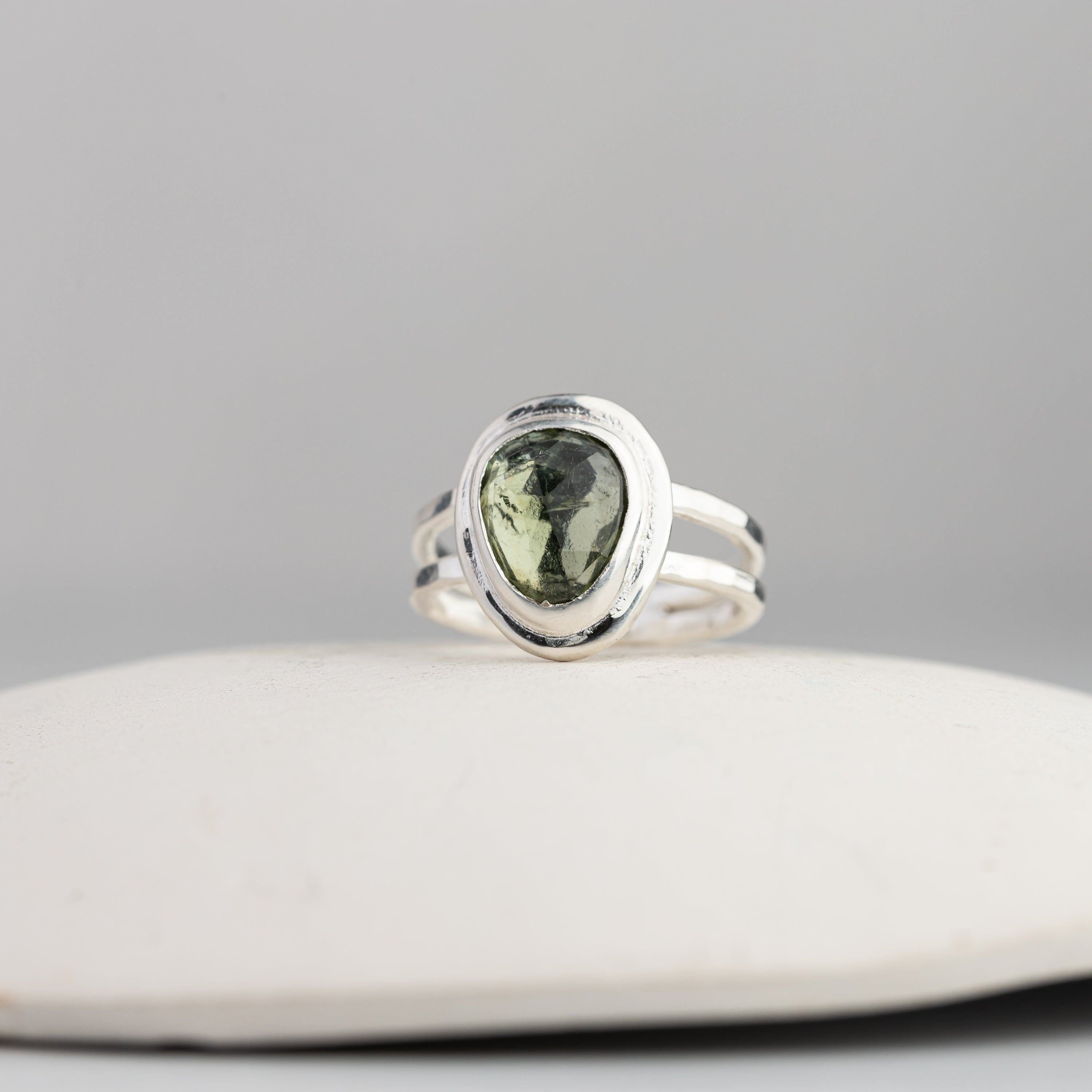 Green Tourmaline Ring