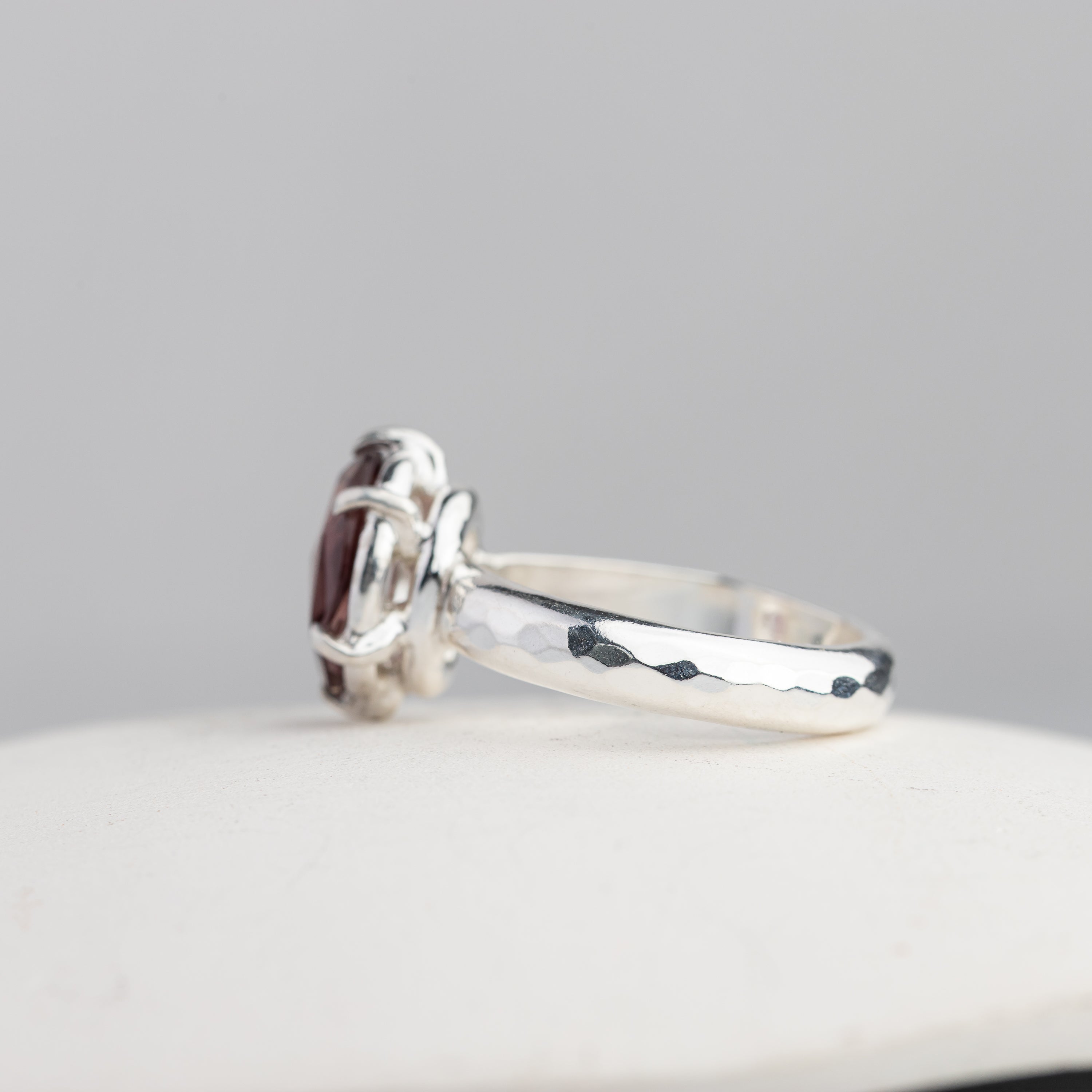 Pink Tourmaline Prong Set Ring