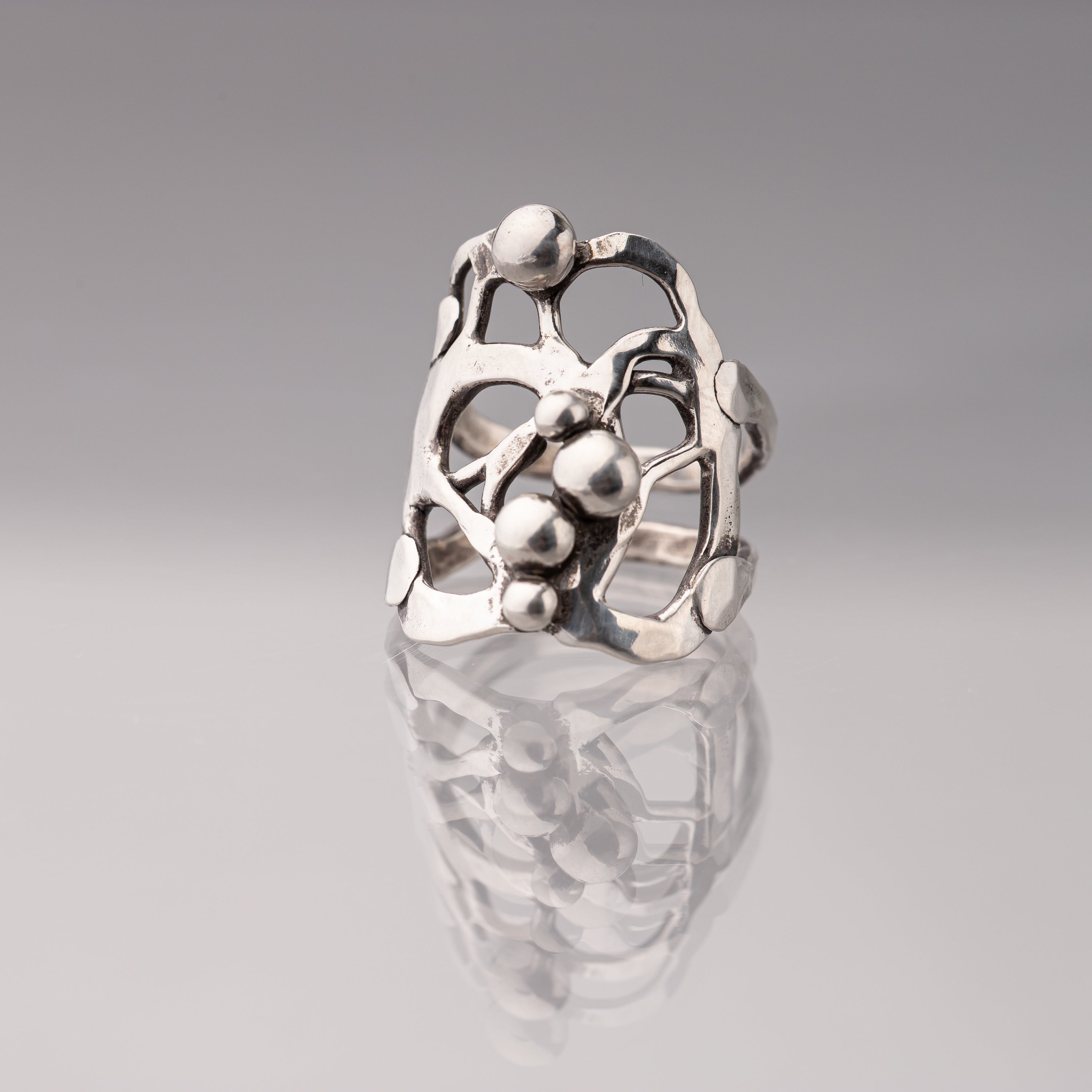 Sterling Silver Sculpture Ring