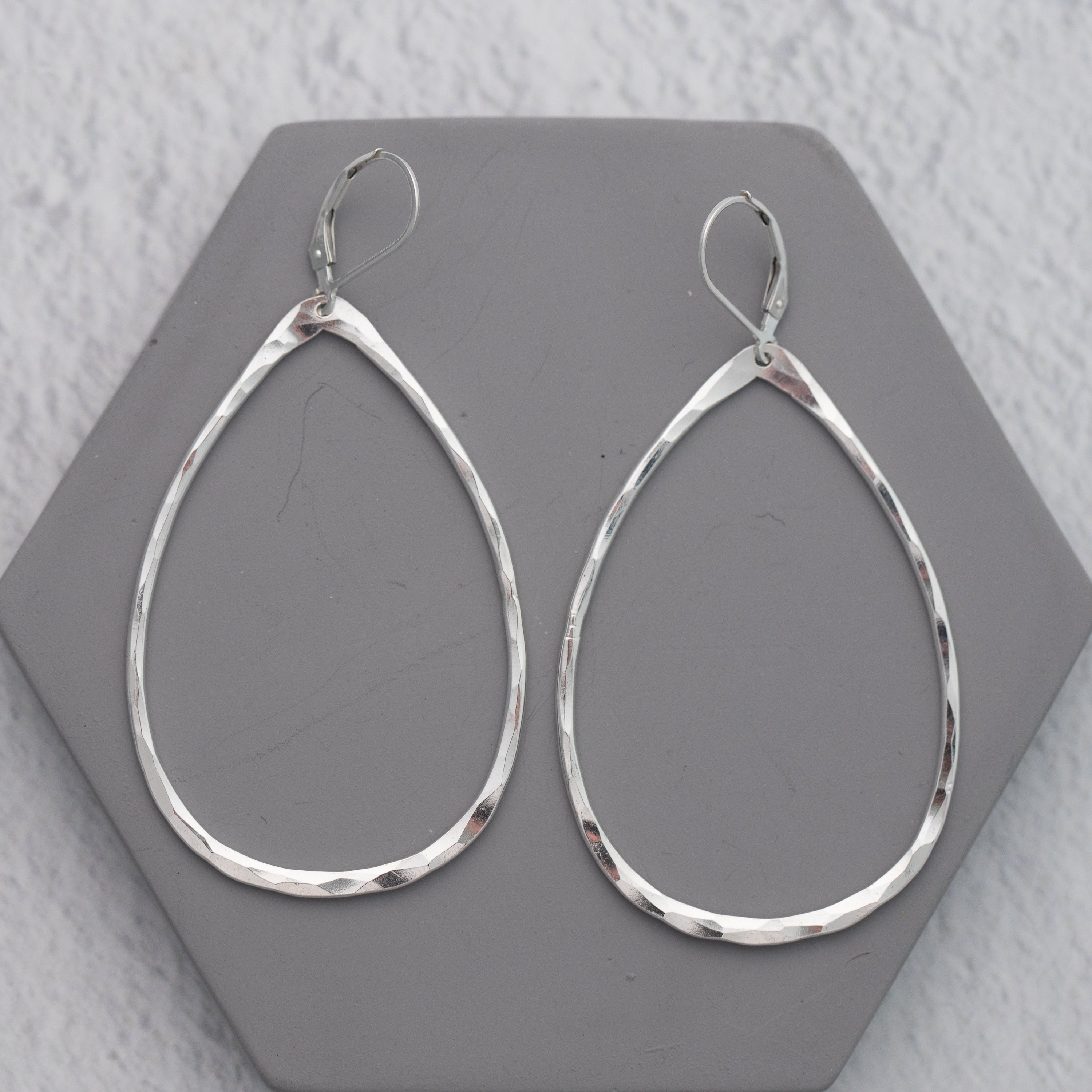 Sterling leverback earrings clearance