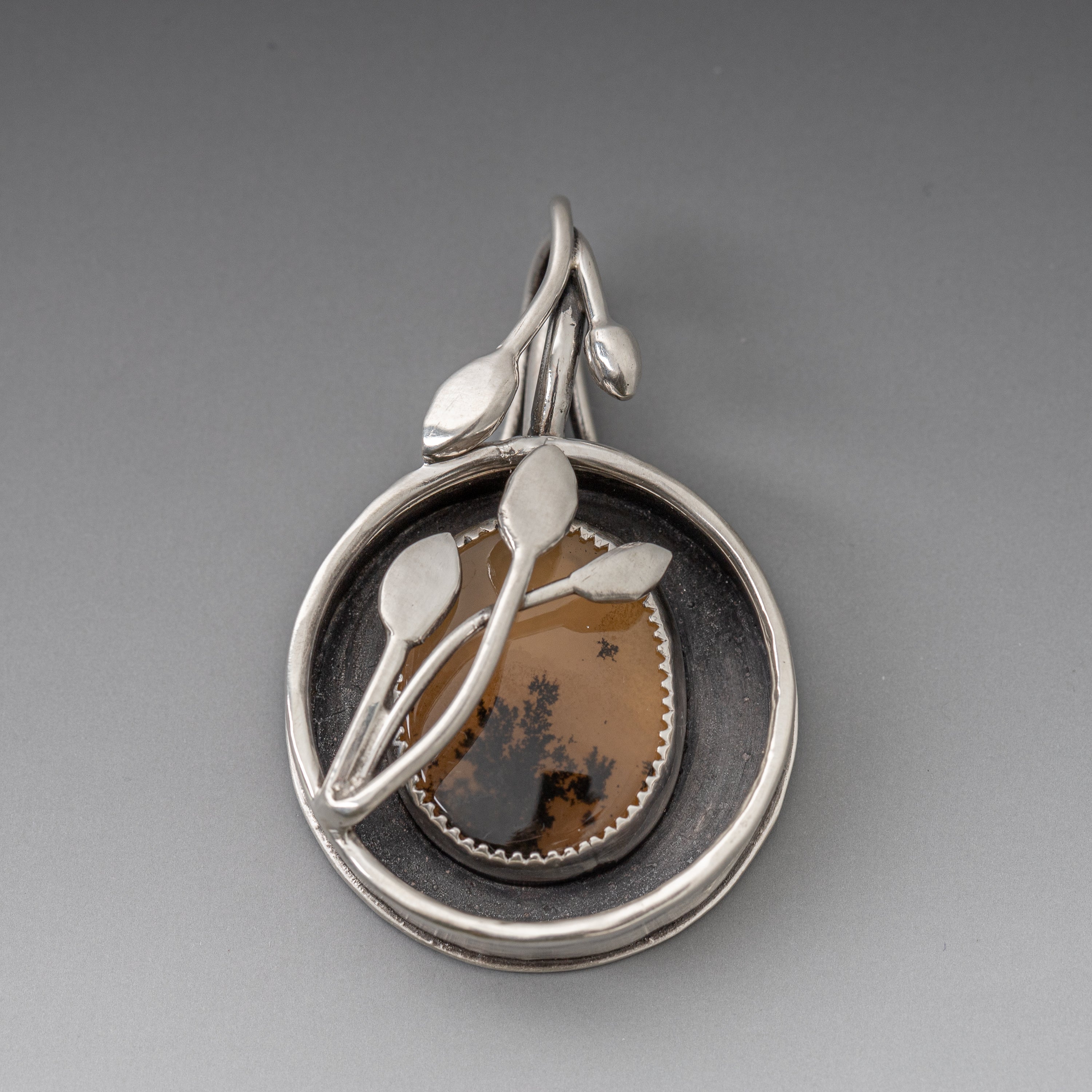 Dendritic Agate Vine Pendant