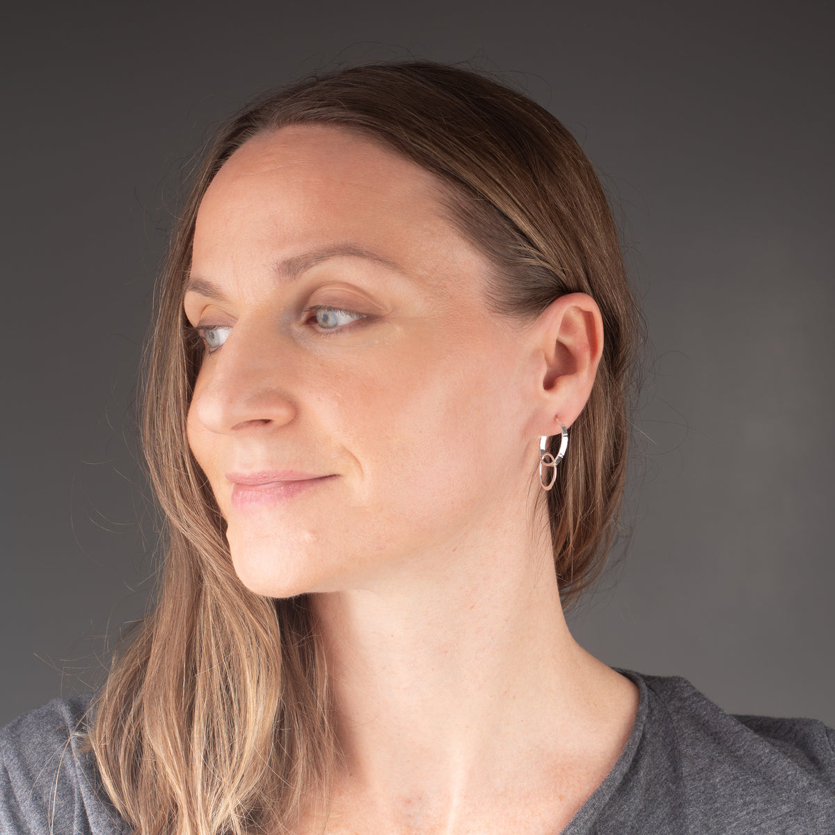 Thick and Thin Hoop Earrings