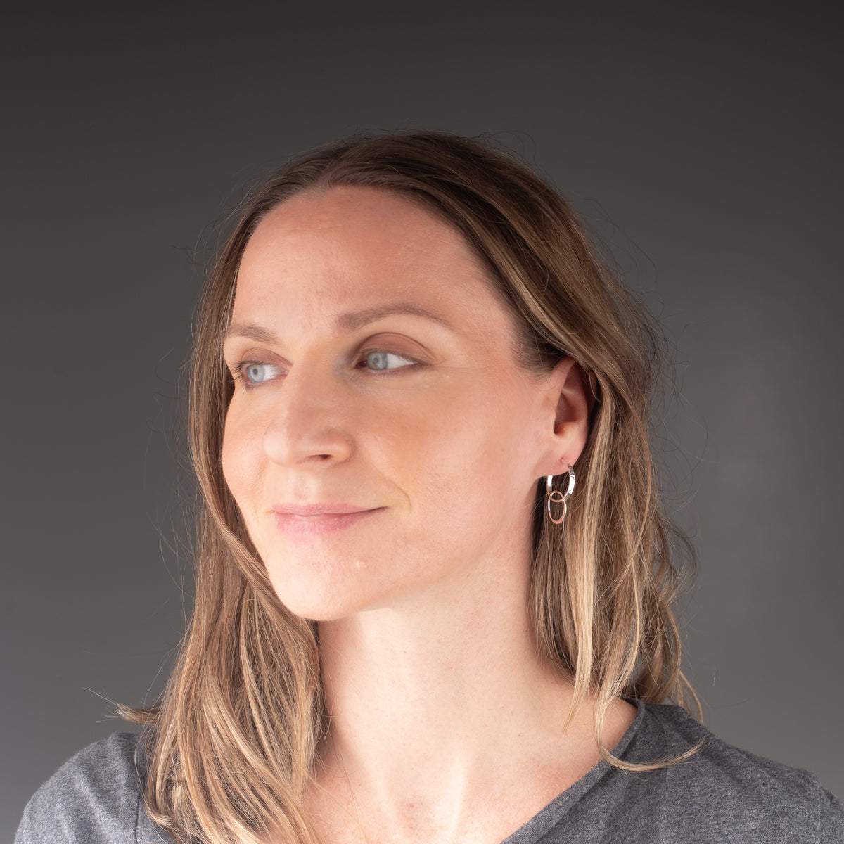 Thick and Thin Hoop Earrings