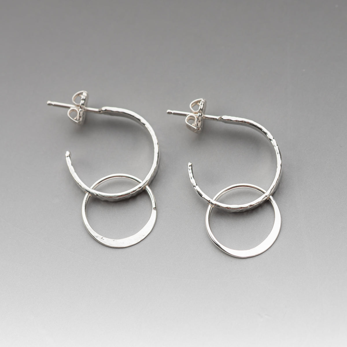 Thick and Thin Hoop Earrings