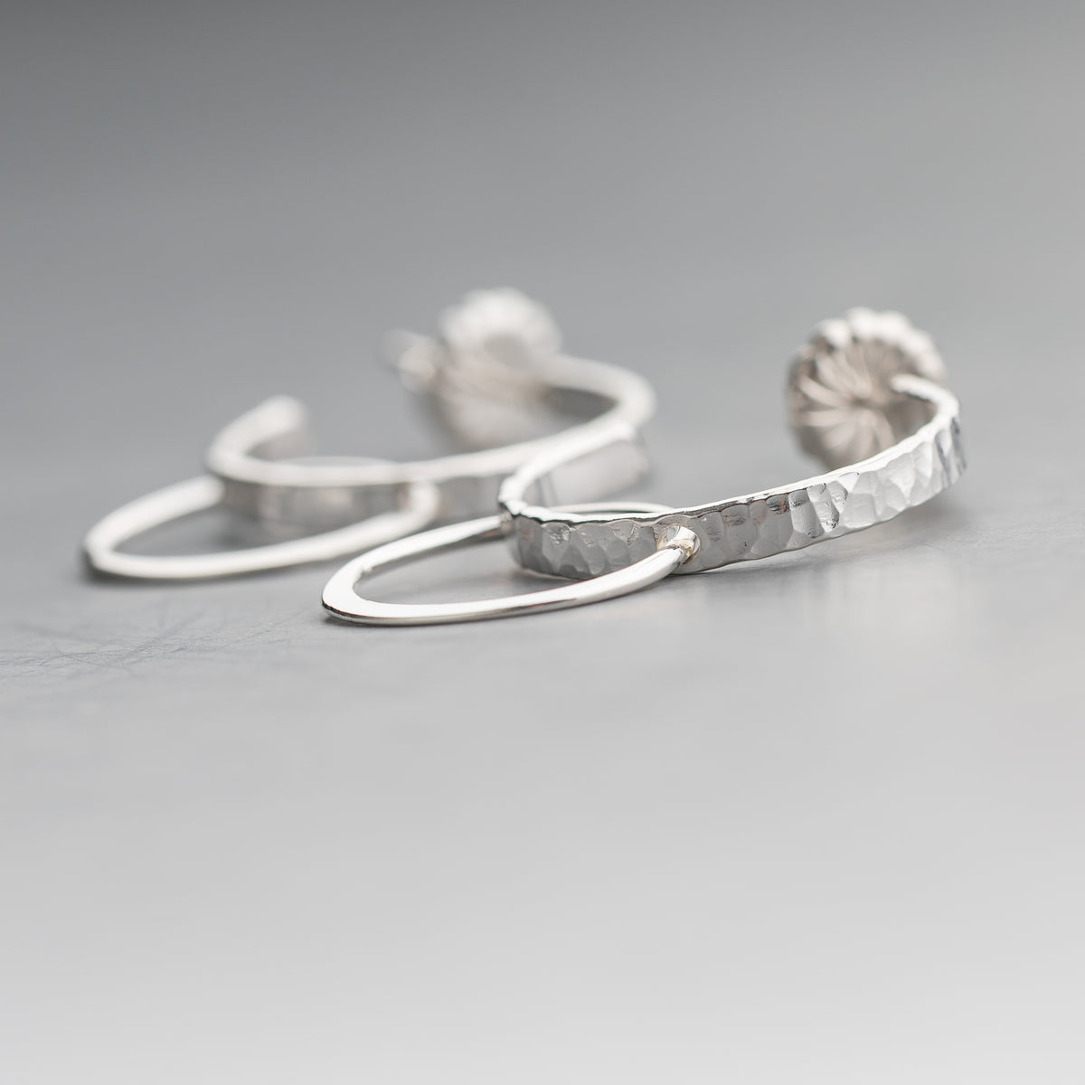 Thick and Thin Hoop Earrings