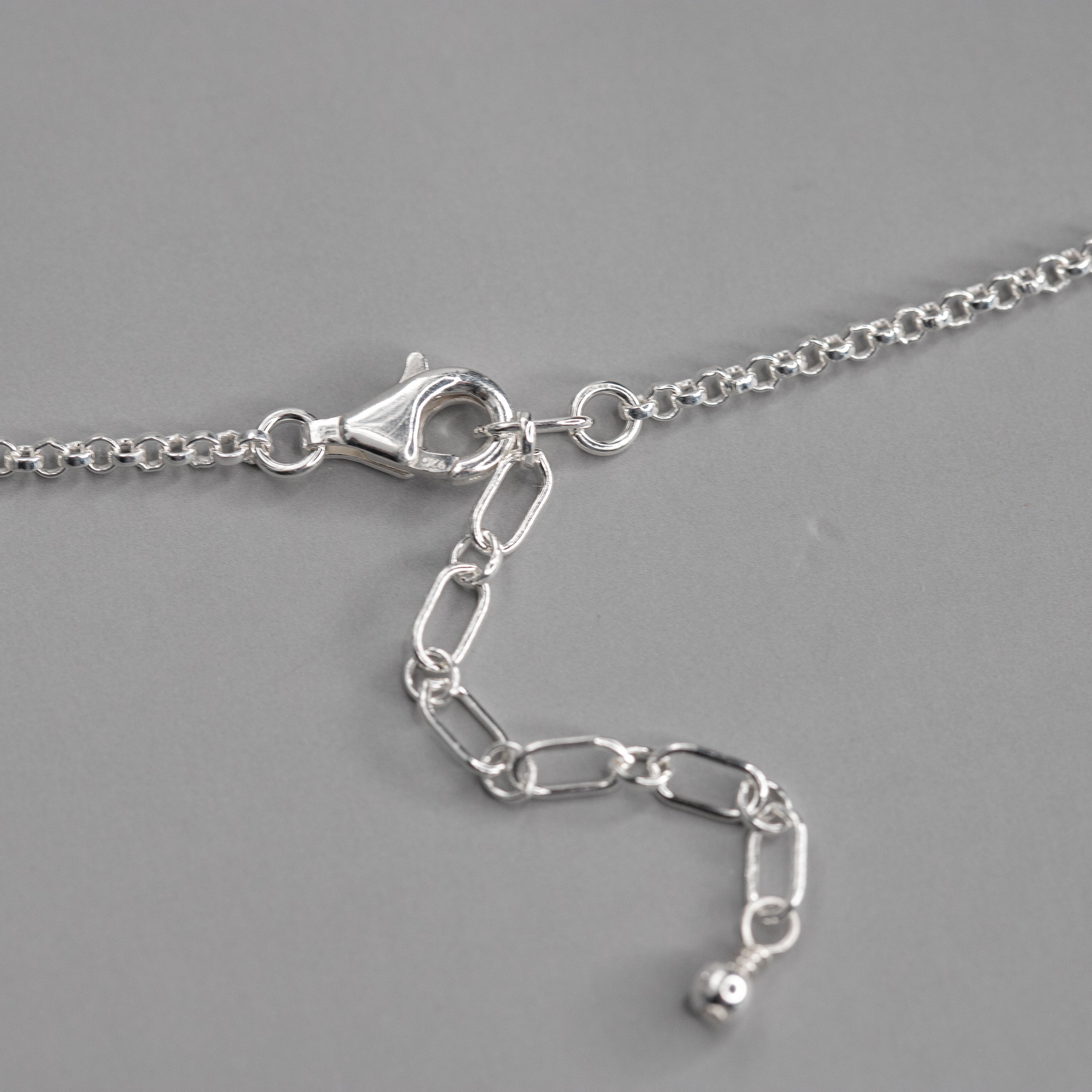 2mm Sterling Silver Cable Chain with Extender
