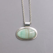 Green Aragonite Necklace
