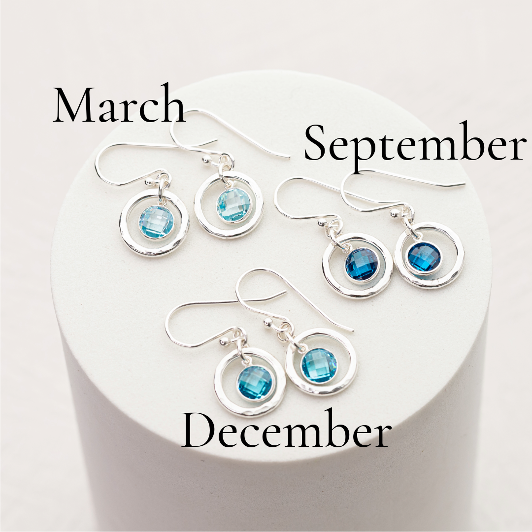 Custom Birthstone Earrings