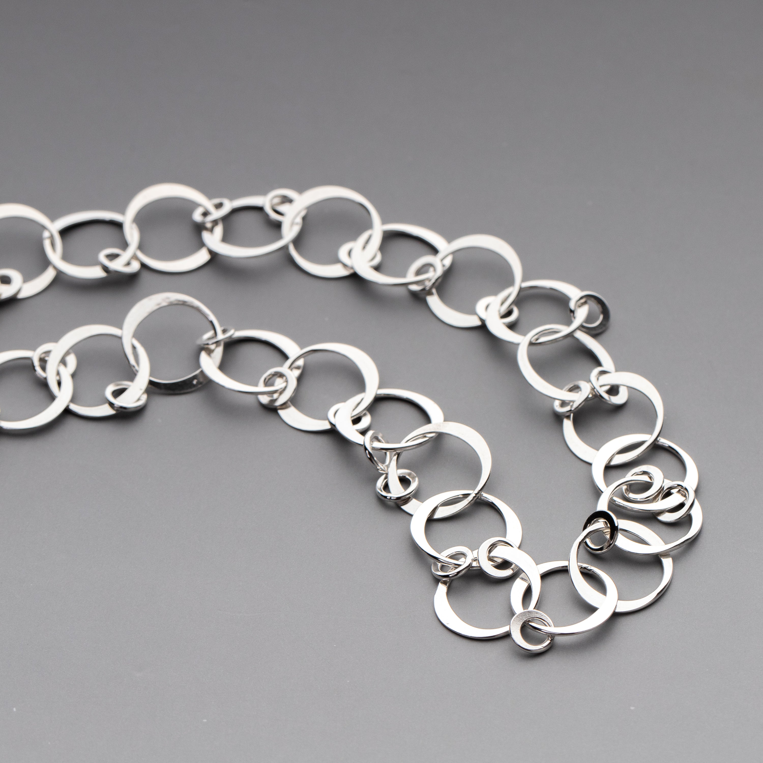 Handmade Circles Chain Necklace