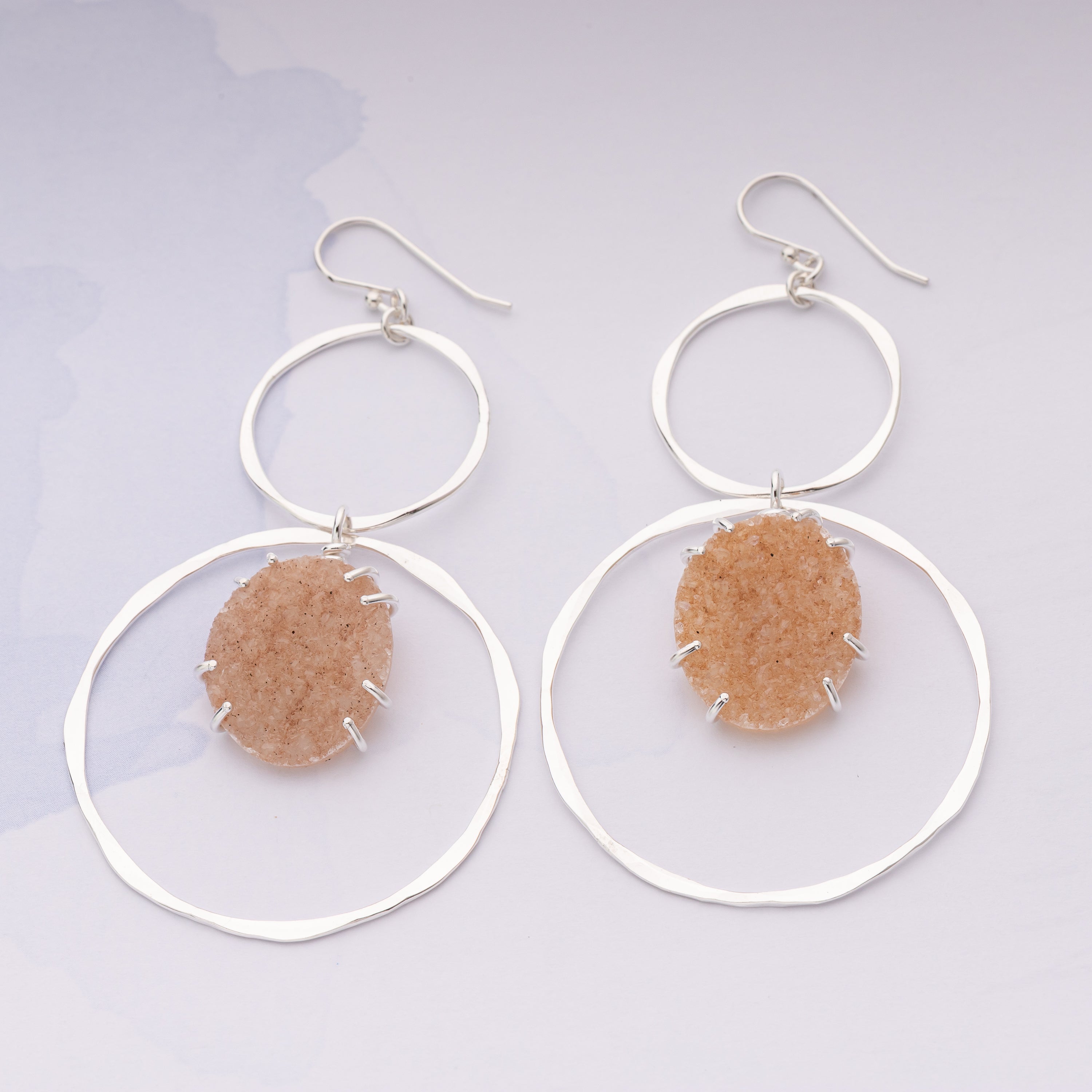 Druzy Statement Earrings