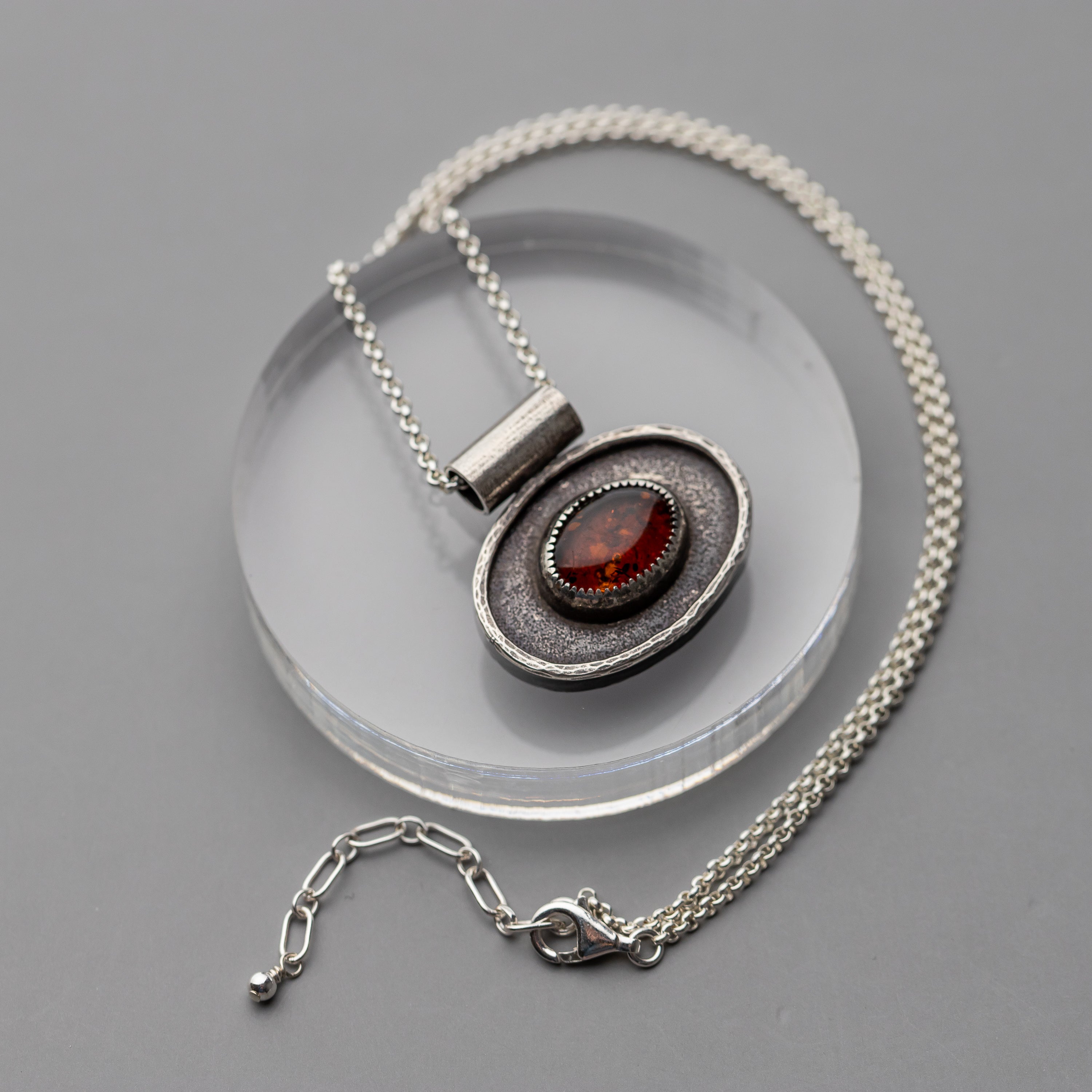 Baltic Amber Pendant Necklace