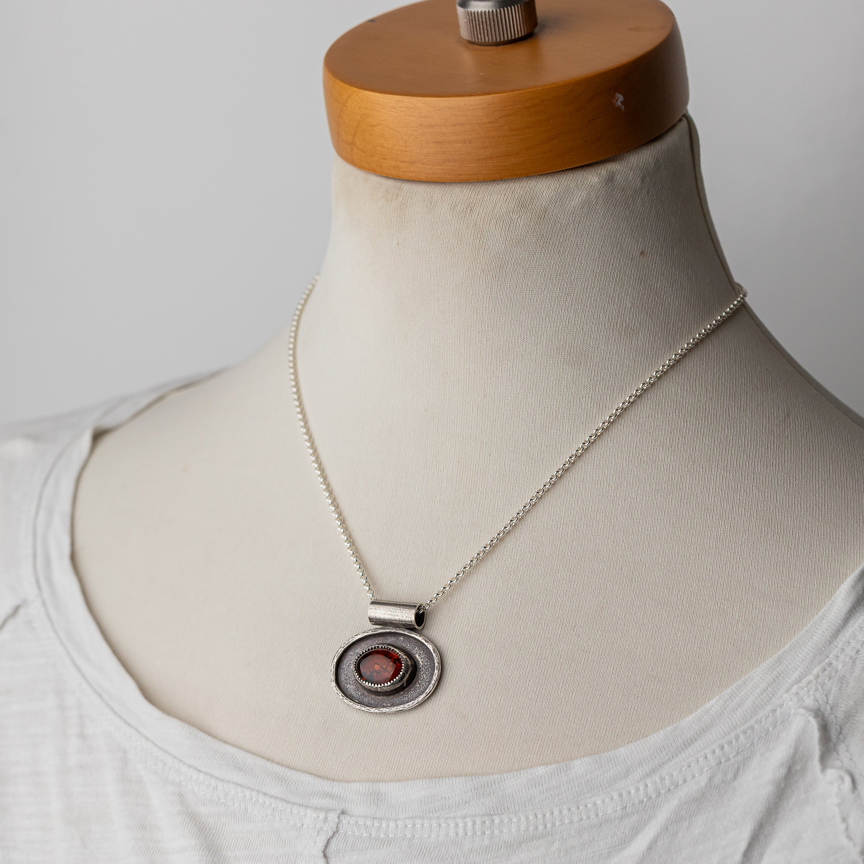 Baltic Amber Pendant Necklace