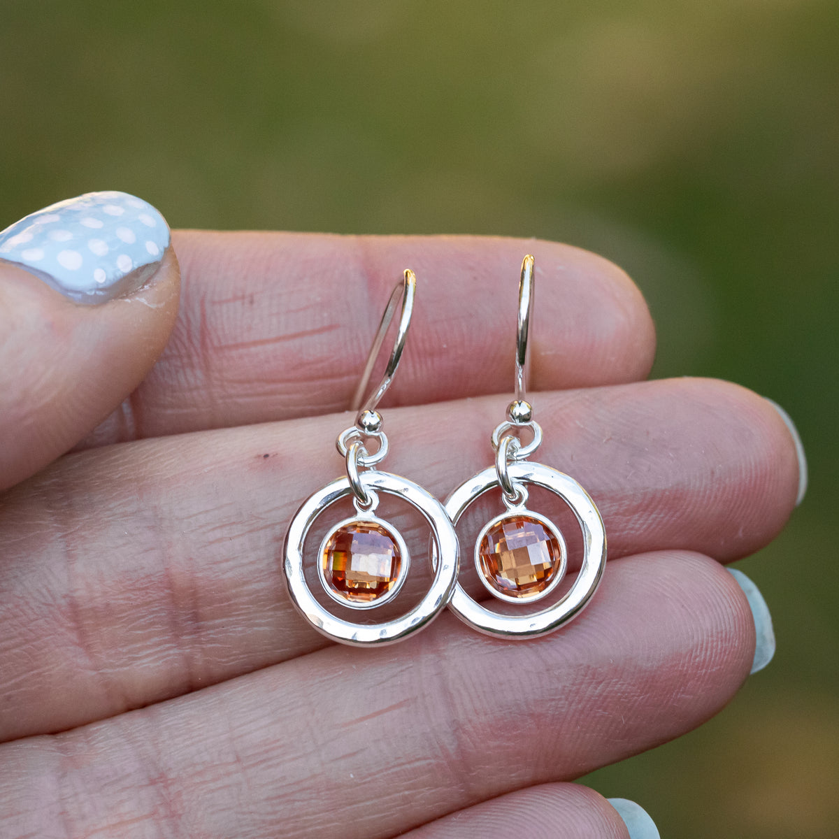 Custom Birthstone Earrings