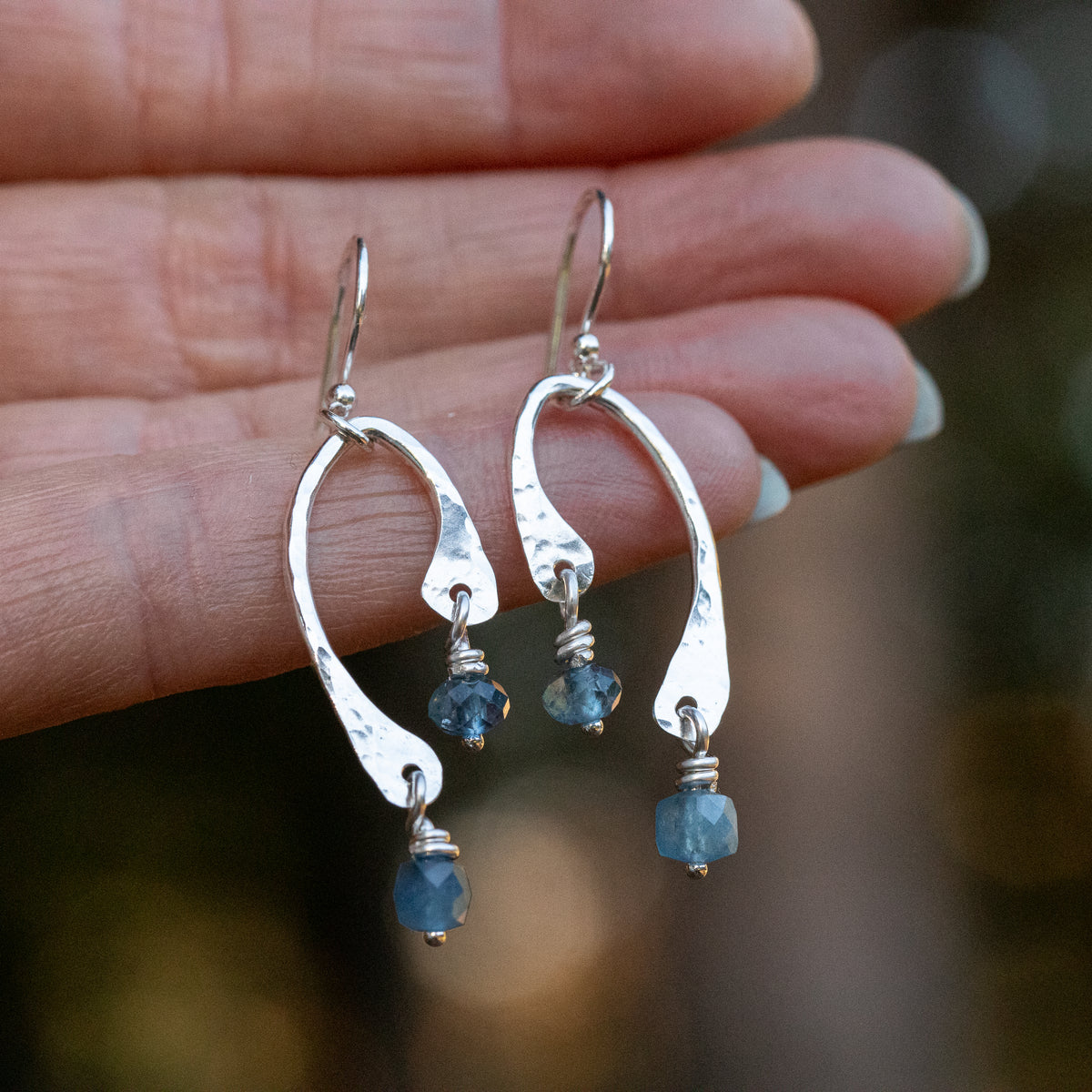 Aquamarine Dangle Earrings