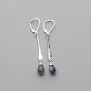 Labradorite Teardrop Earrings