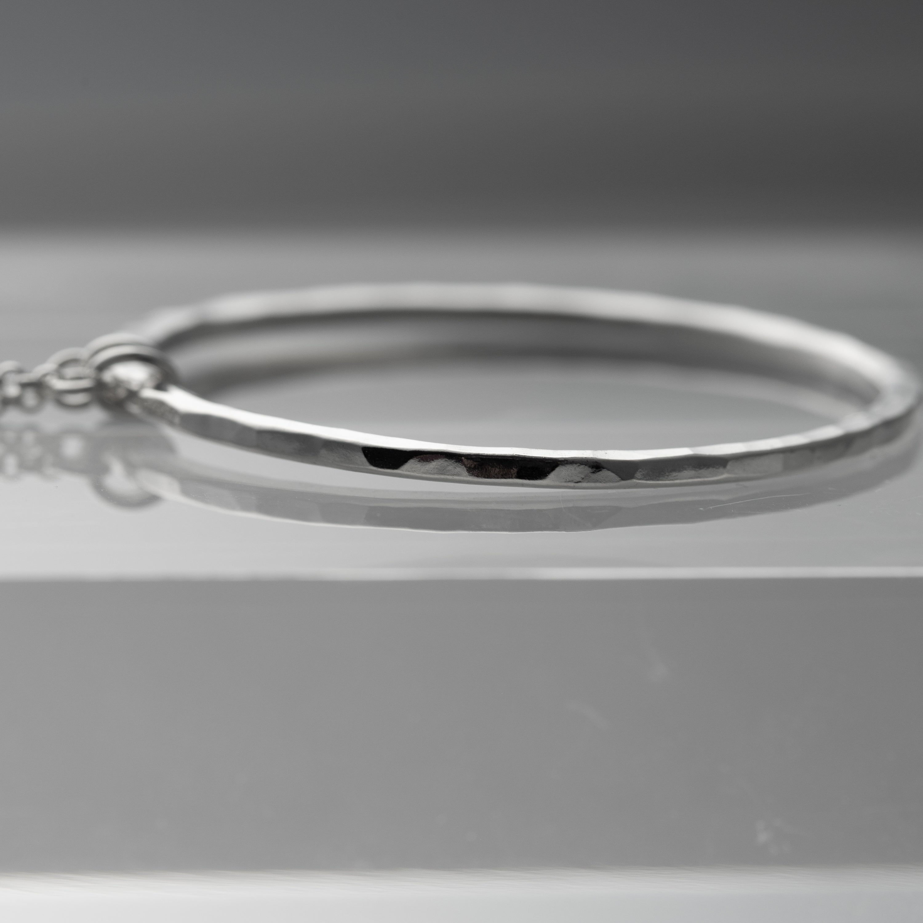 unique hammered silver jewelry 