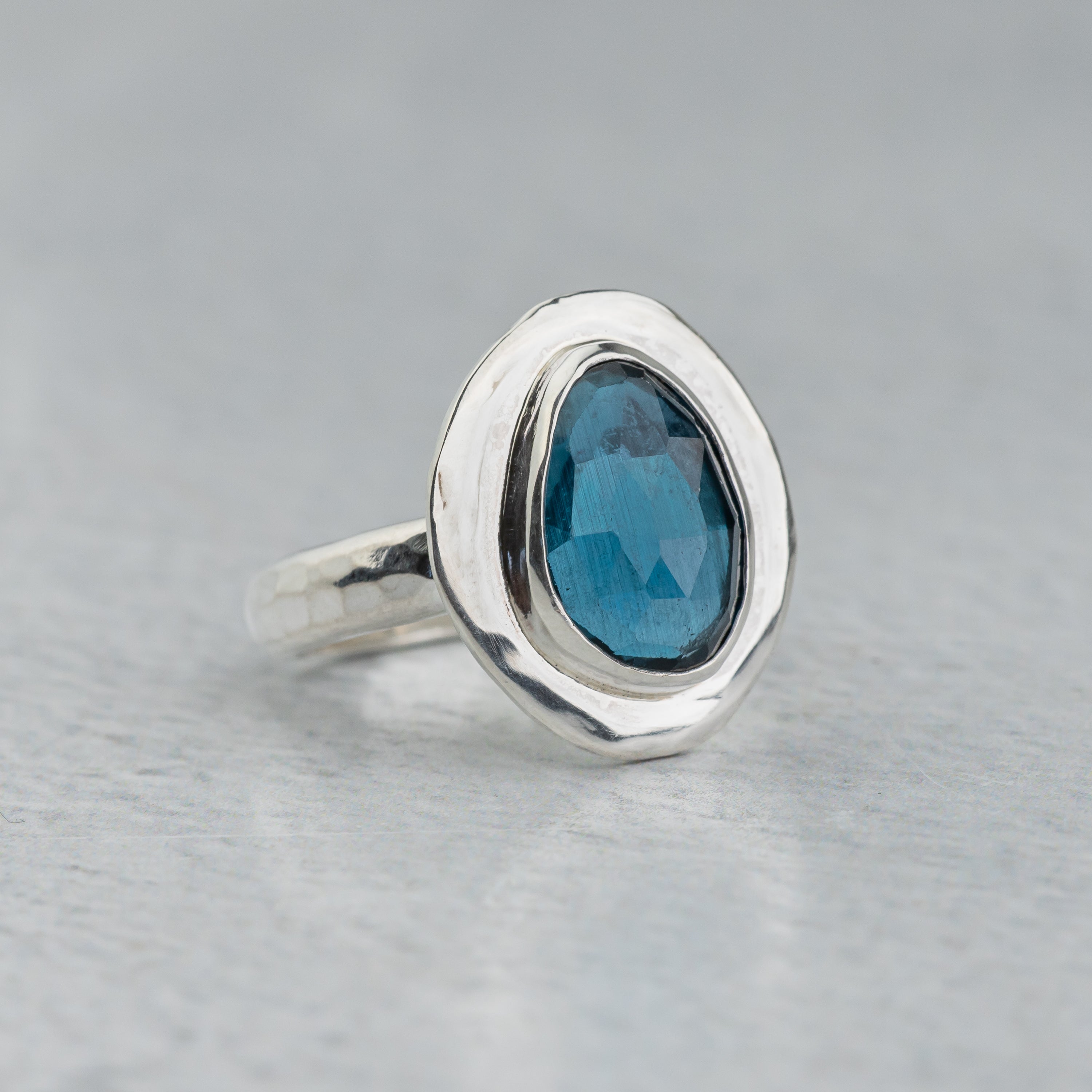 Blue Topaz Ring - Size 9