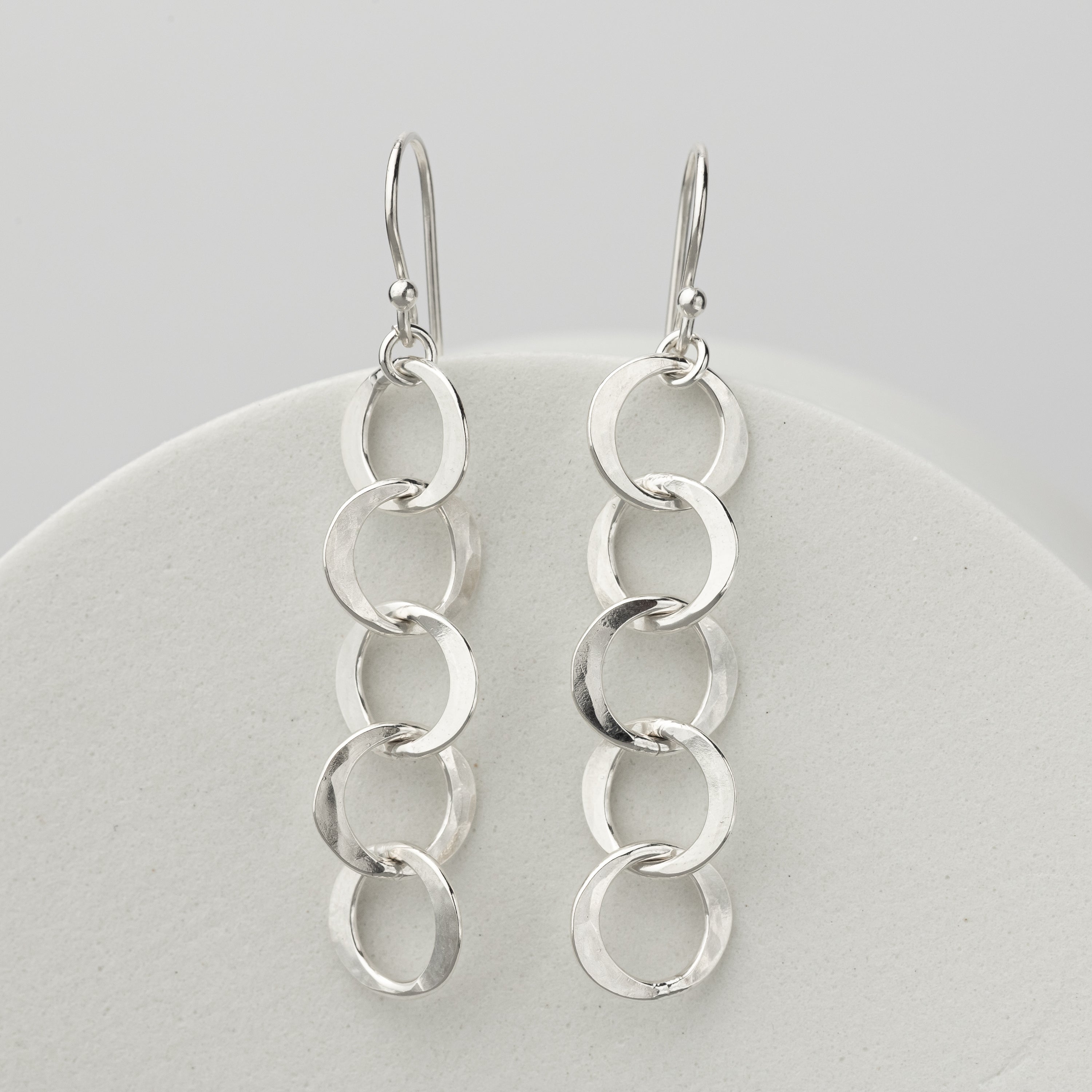 Linked Circle Earrings