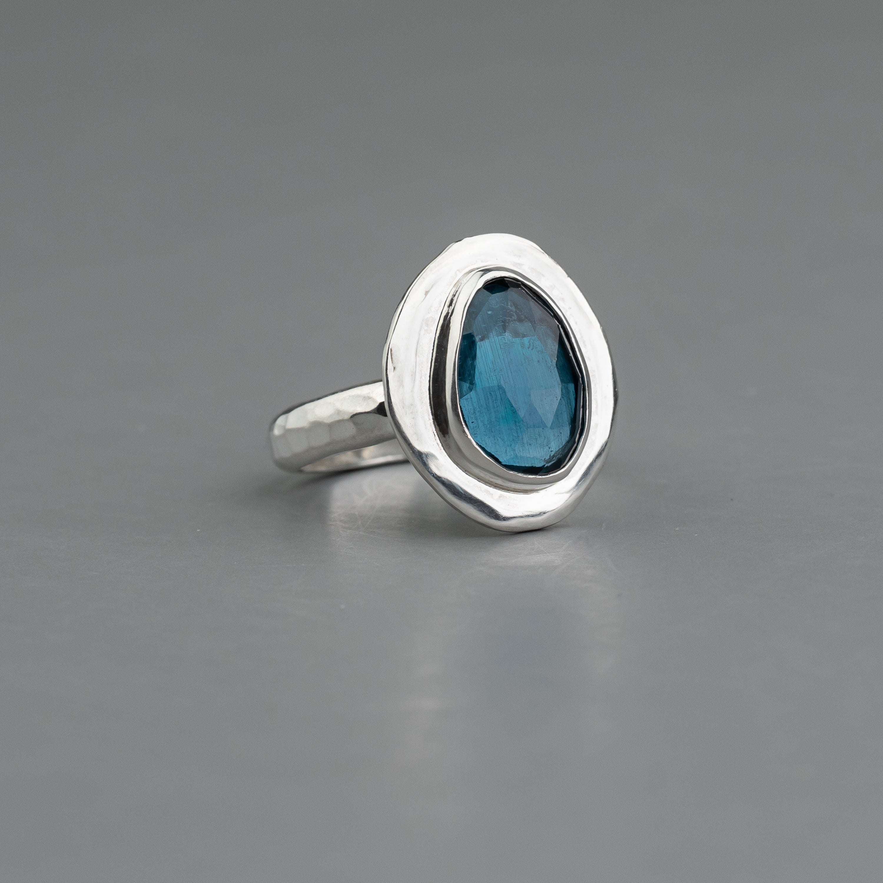 Blue Topaz Ring - Size 9