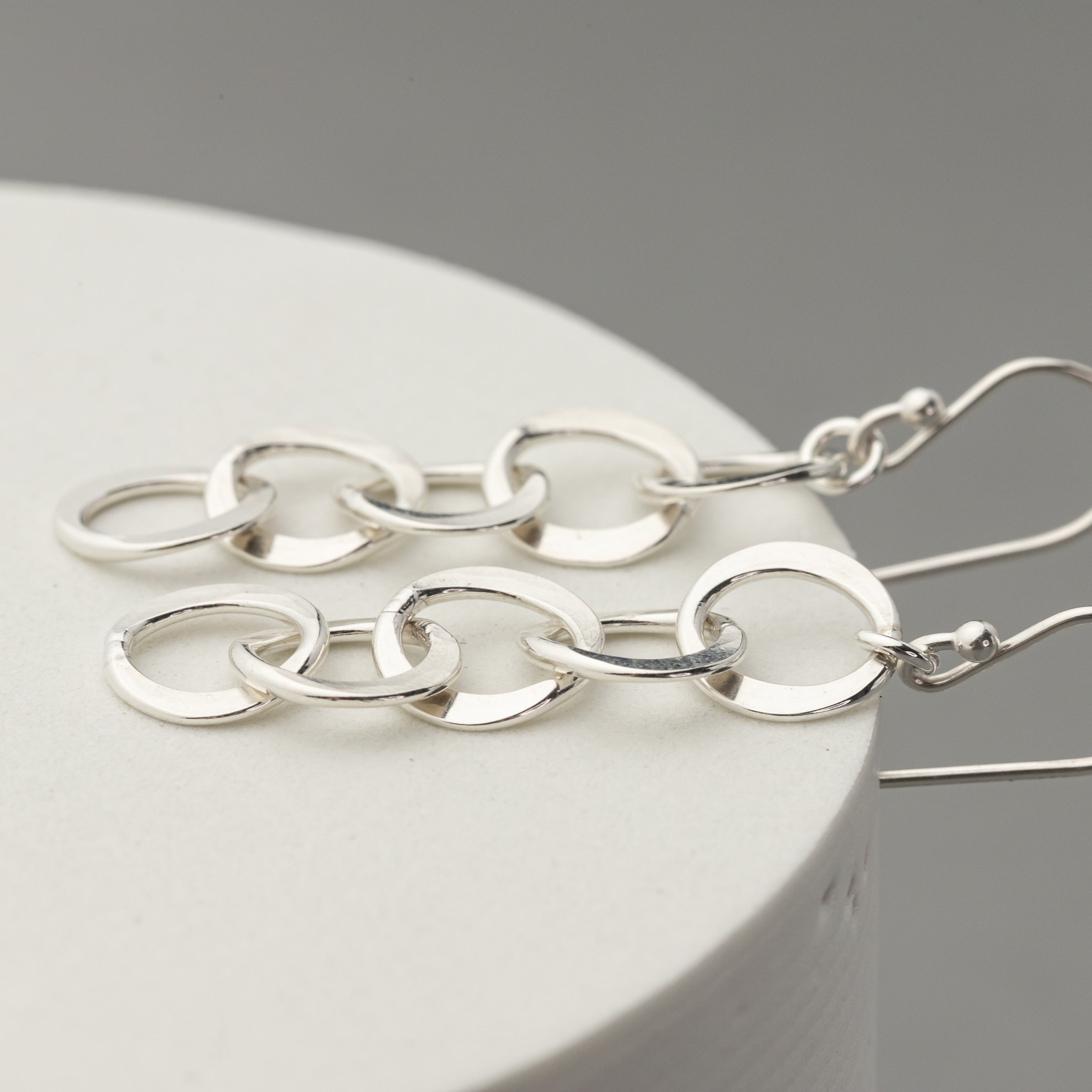 Linked Circle Earrings