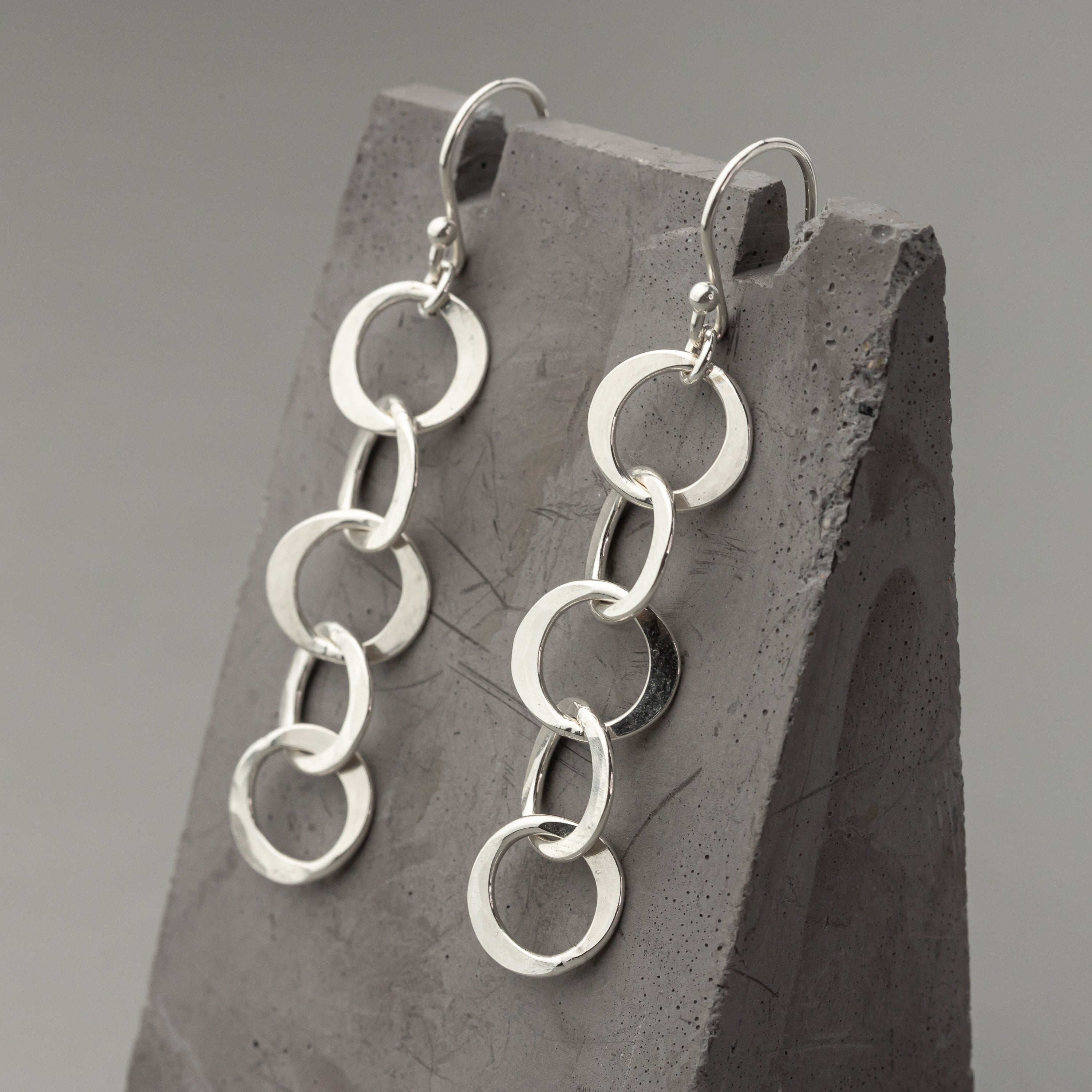 Linked Circle Earrings