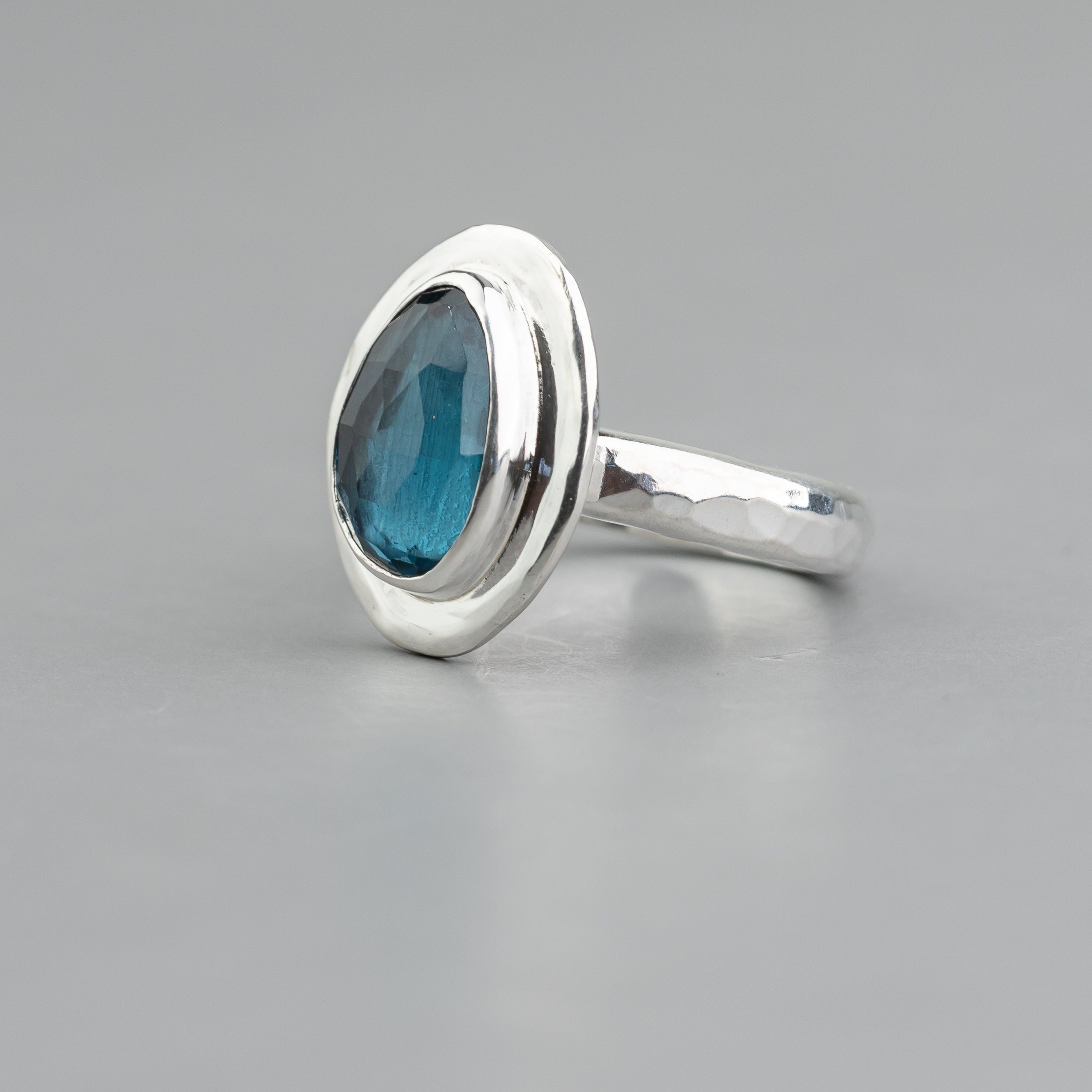 Blue Topaz Ring - Size 9
