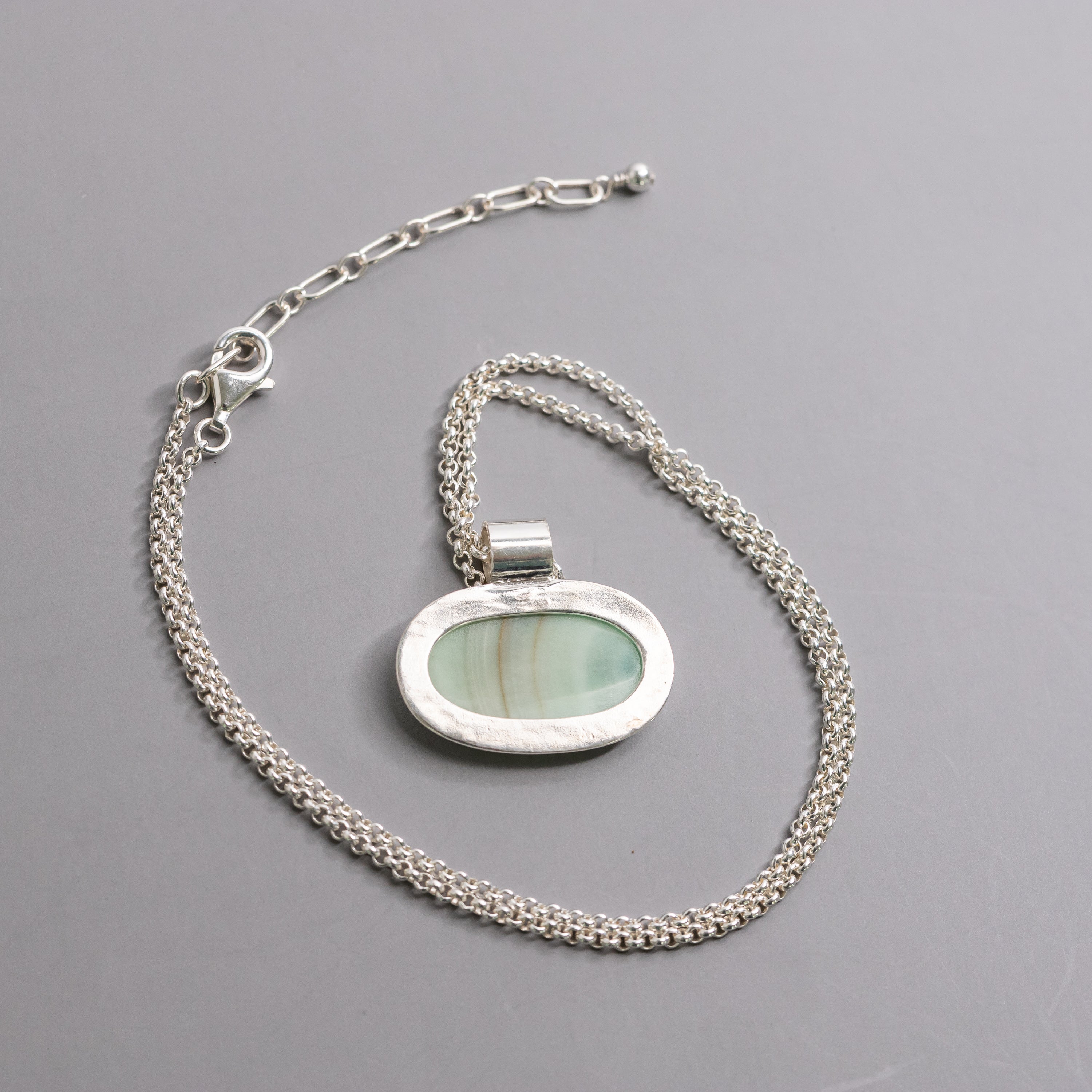 Green Aragonite Necklace