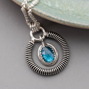 Teal Kyanite Necklace