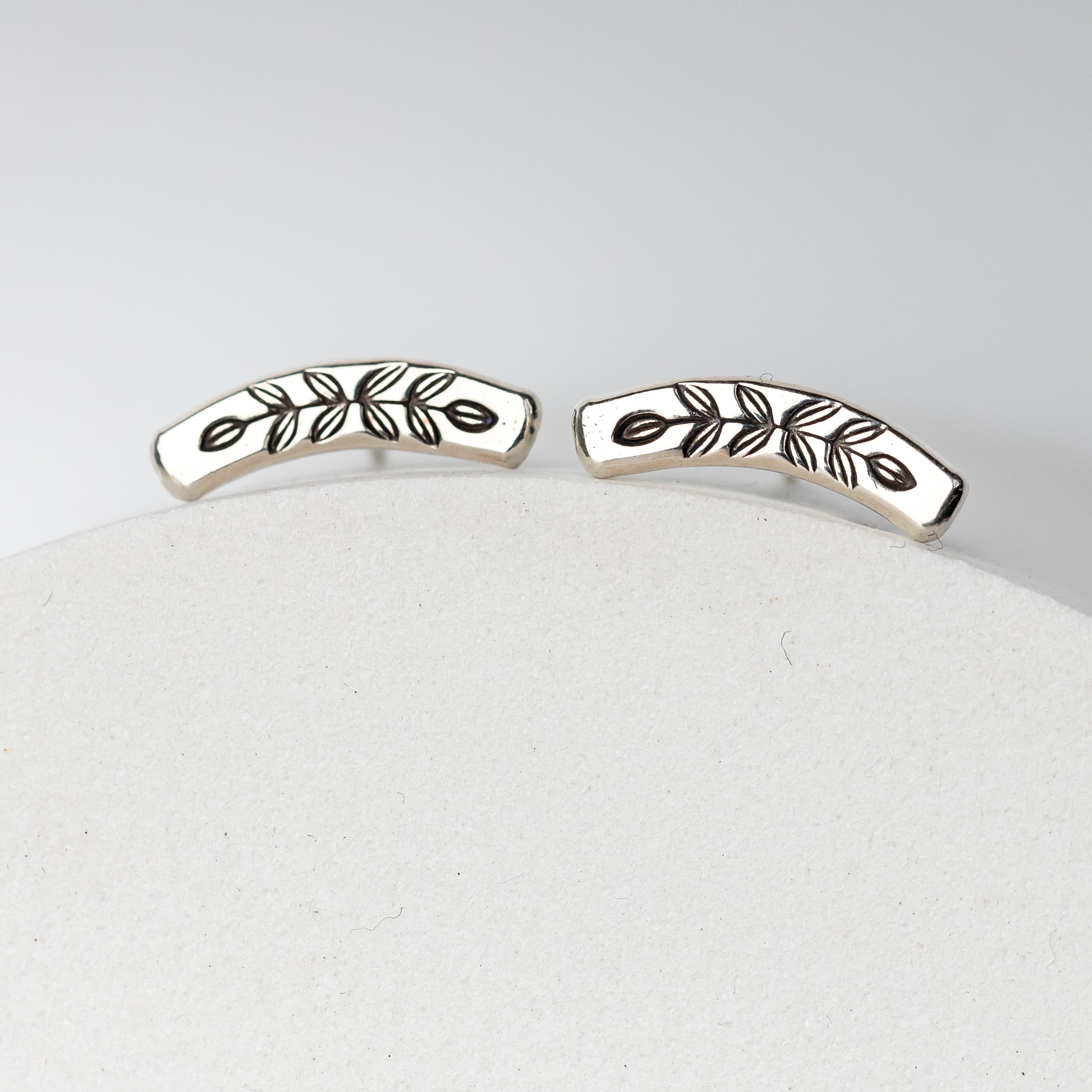 unique sterling silver studs for her