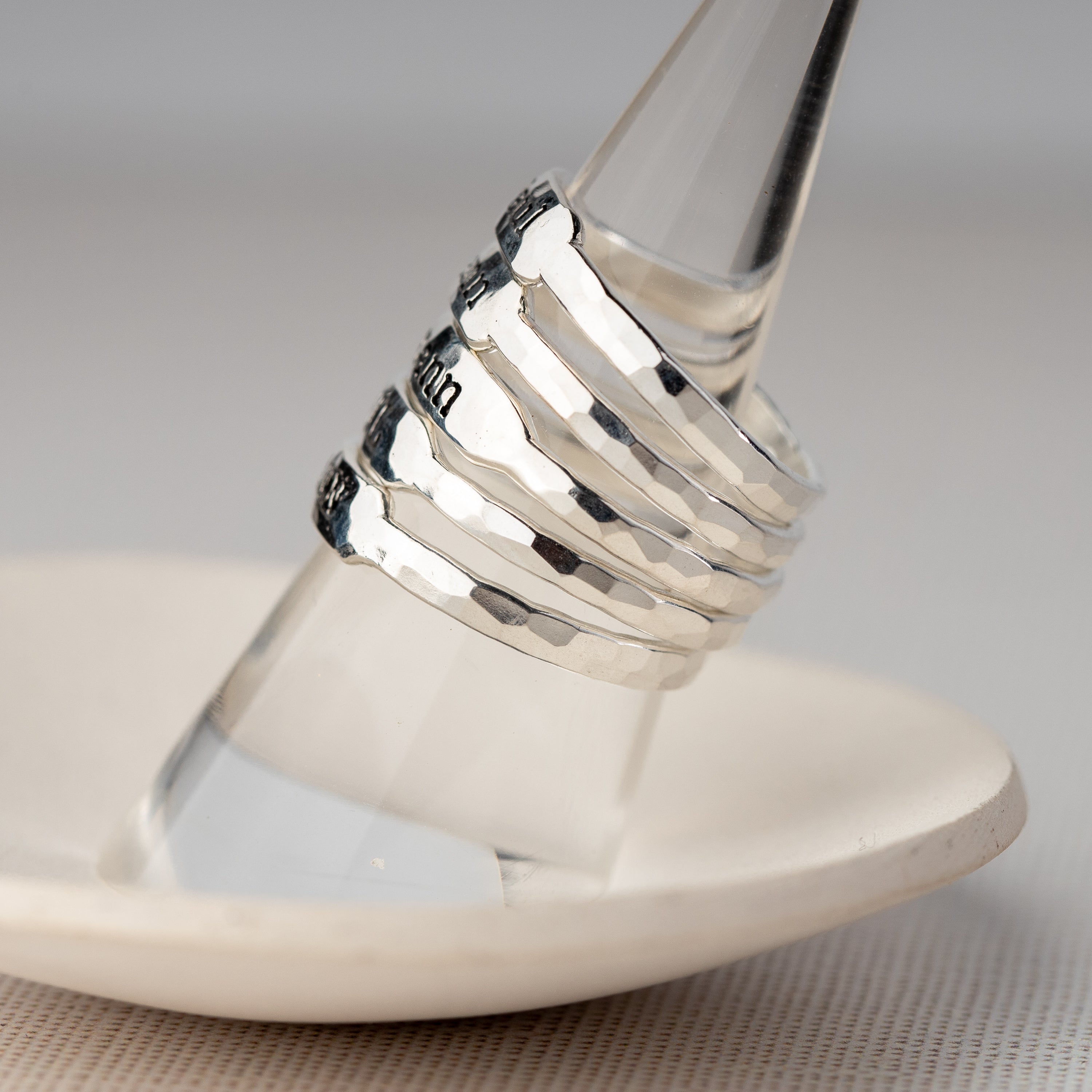 hammered silver jewelry