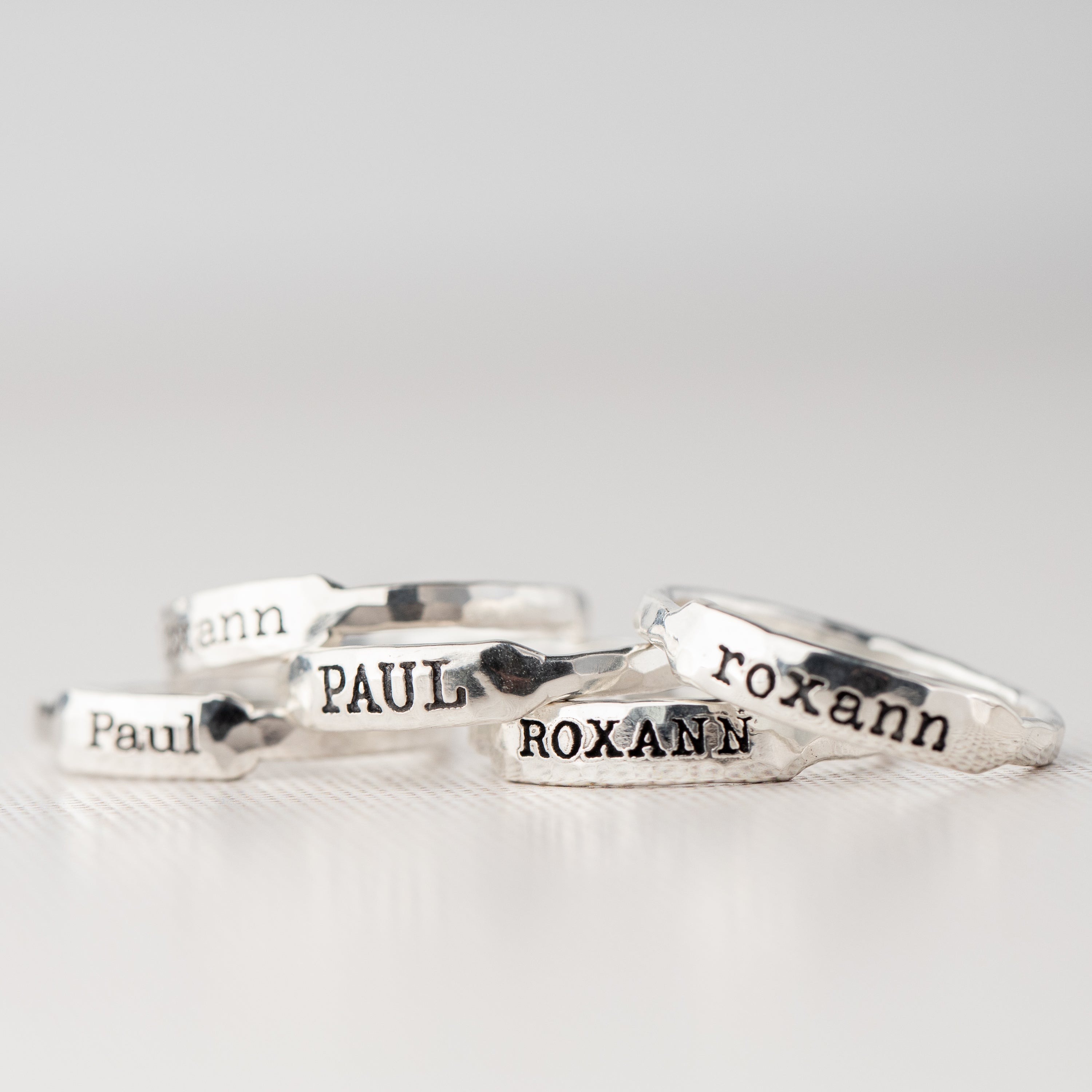 Mother's Name Rings, Custom Made
