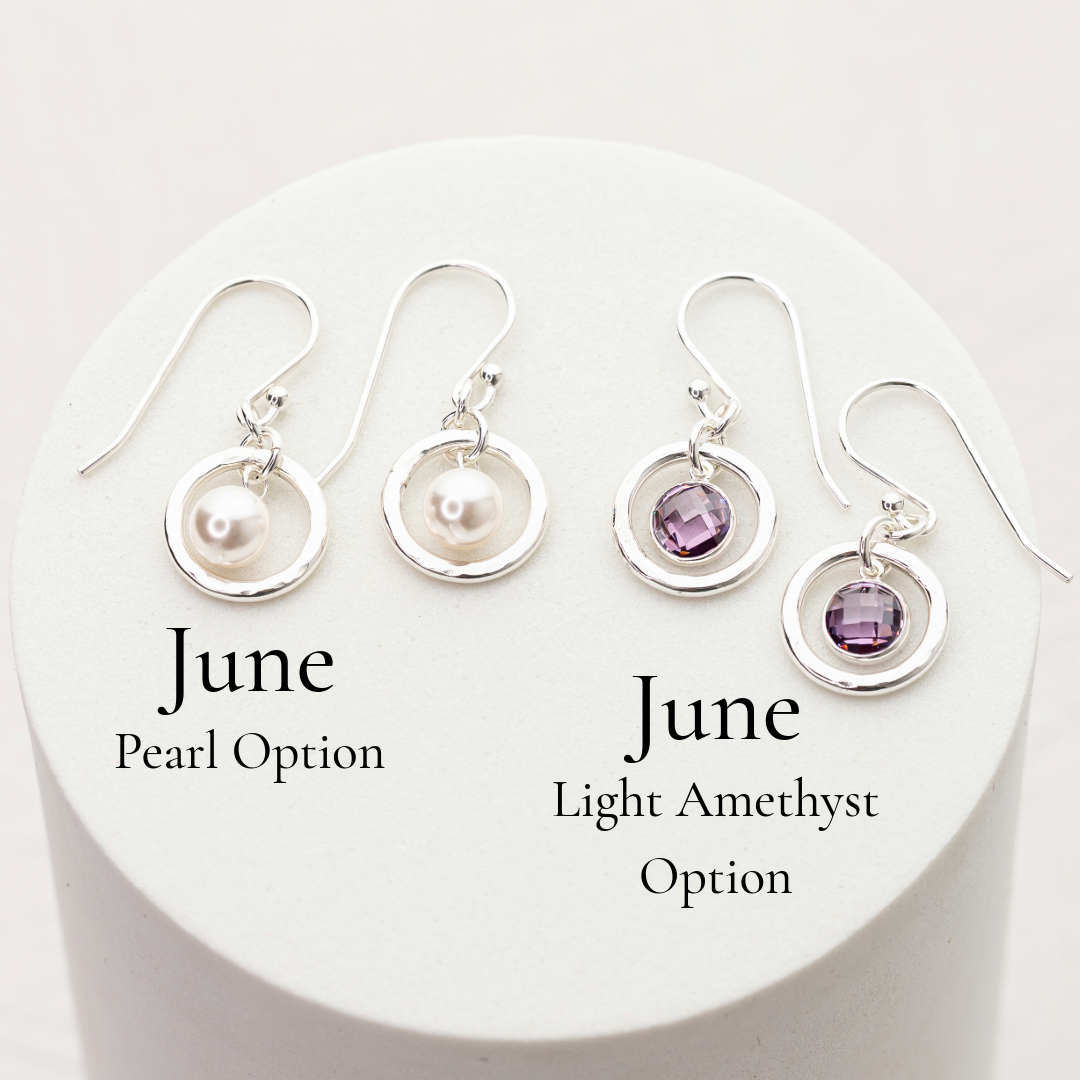 Custom Birthstone Earrings