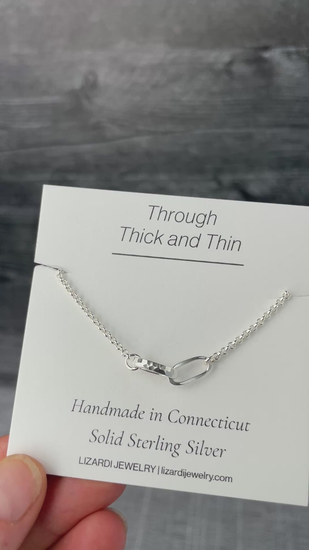 Load video: Through Thick and Thin Bracelet
