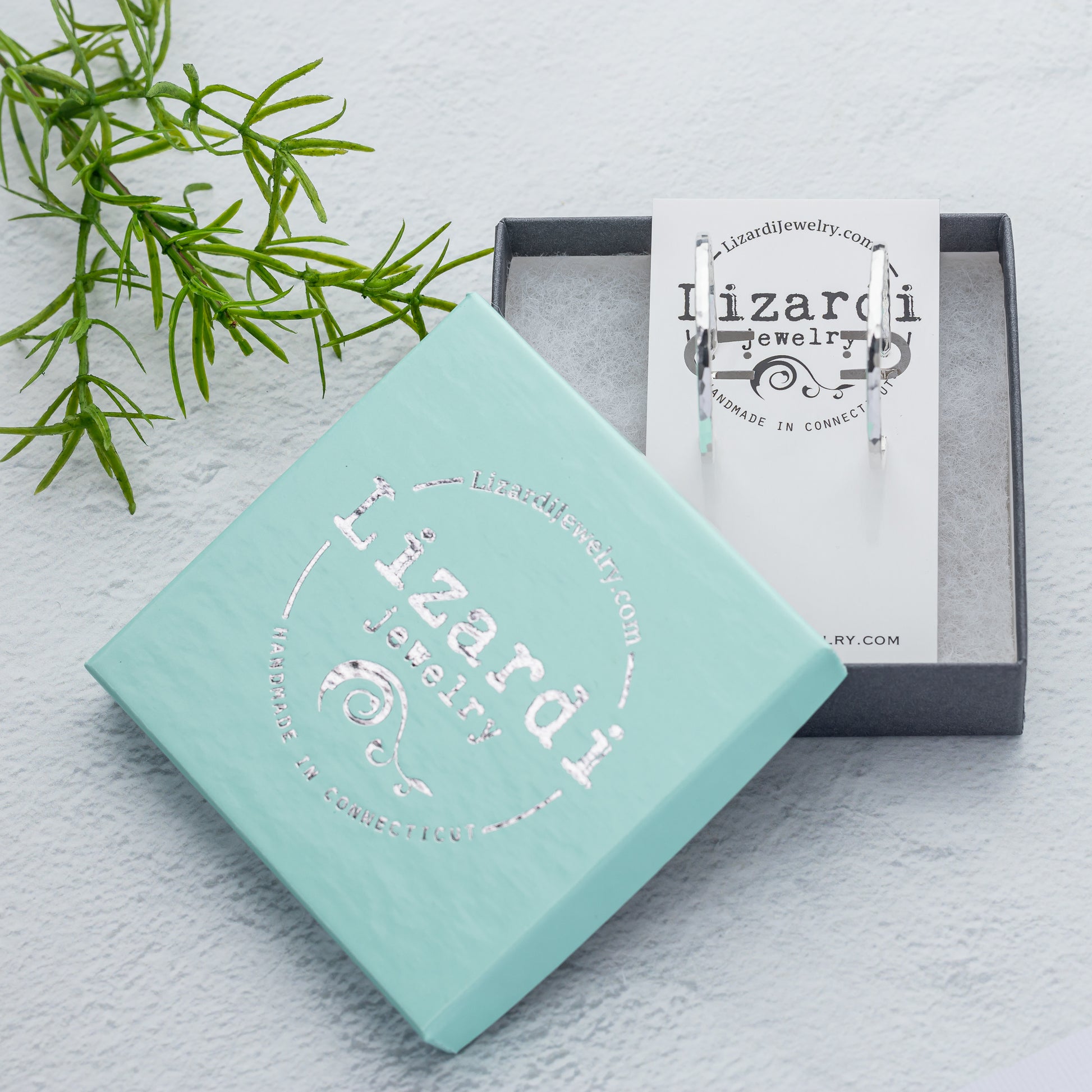 handmade jewelry gifts for her, sterling silver hoop earrings come packaged ready to gift!